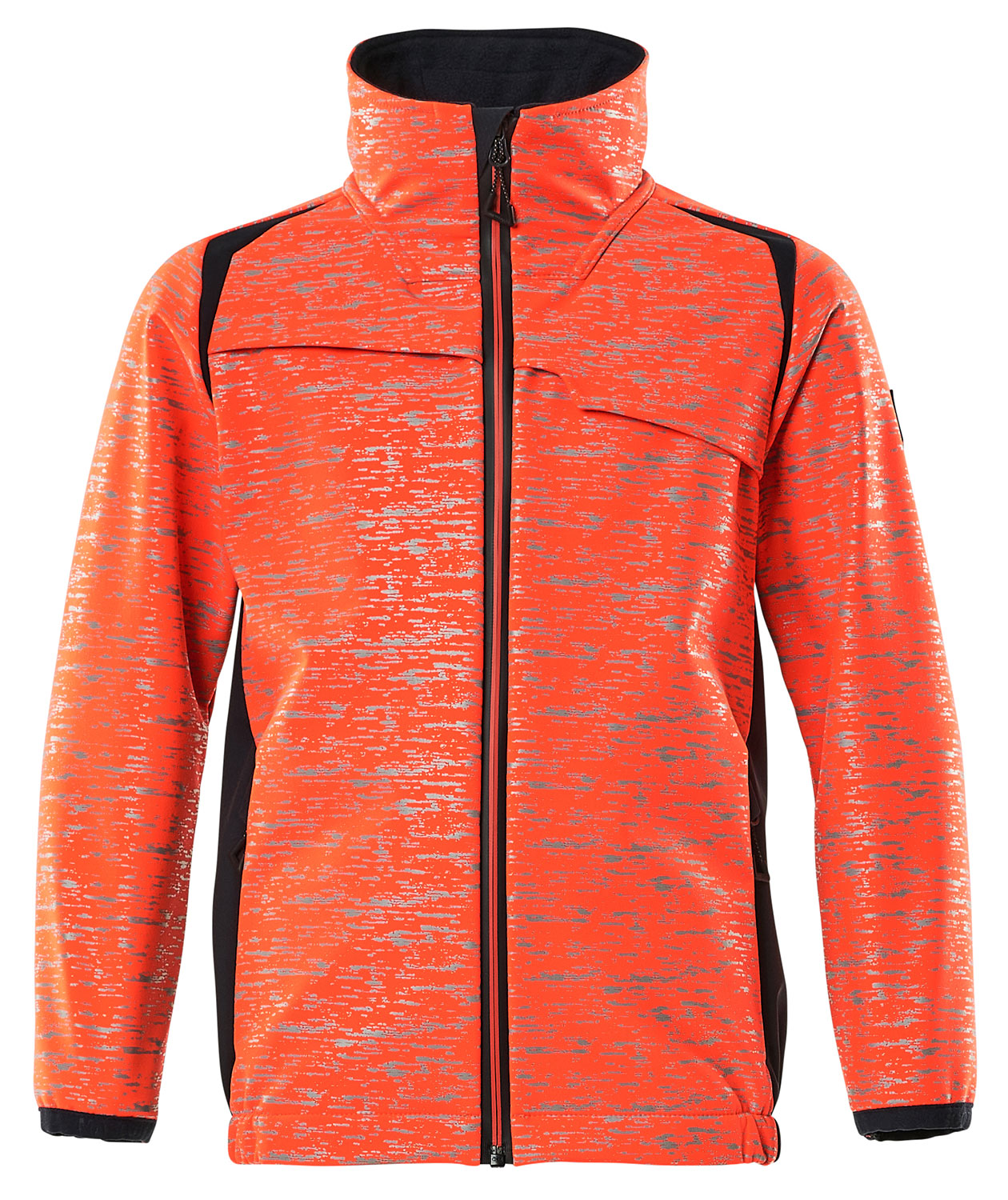 Mascot Accelerate Safe softshelljakke for barn, Hi-Vis R&oslash;d/M&oslash;rk Marine, Hi-Vis R&oslash;d/M&oslash;rk Marine, swatch