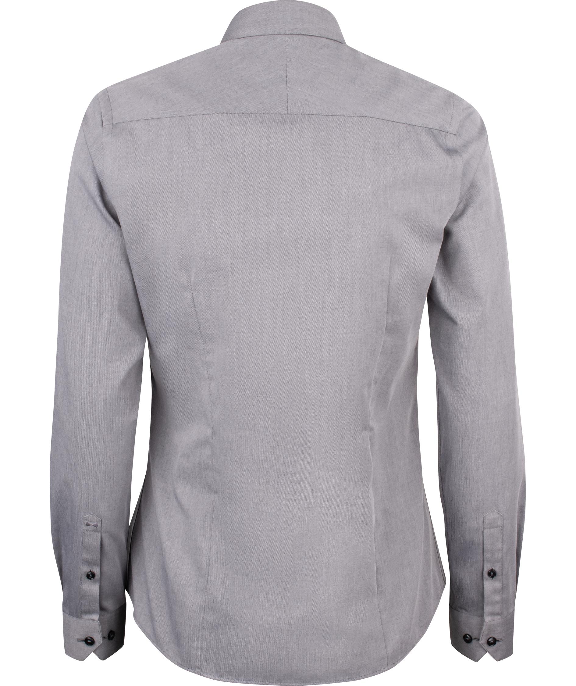 J. Harvest & Frost Twill Yellow Bow 50 lady fit skjorte, Gr&aring;, large image number 1