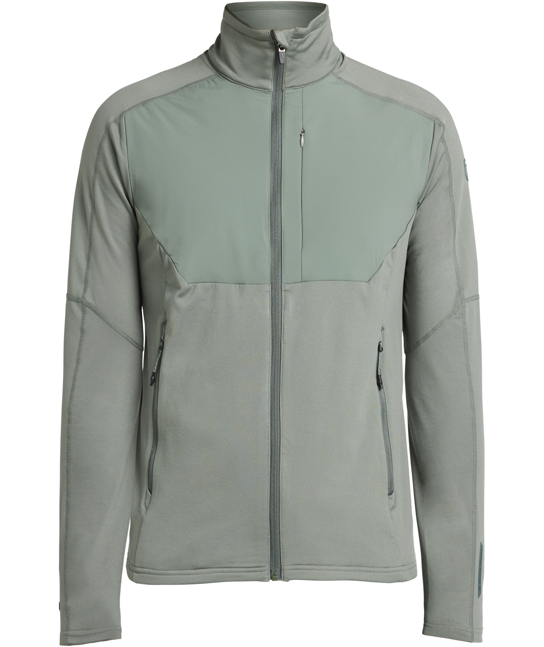 Tenson TXlite Windblock cardigan, Gr&aring;gr&oslash;n