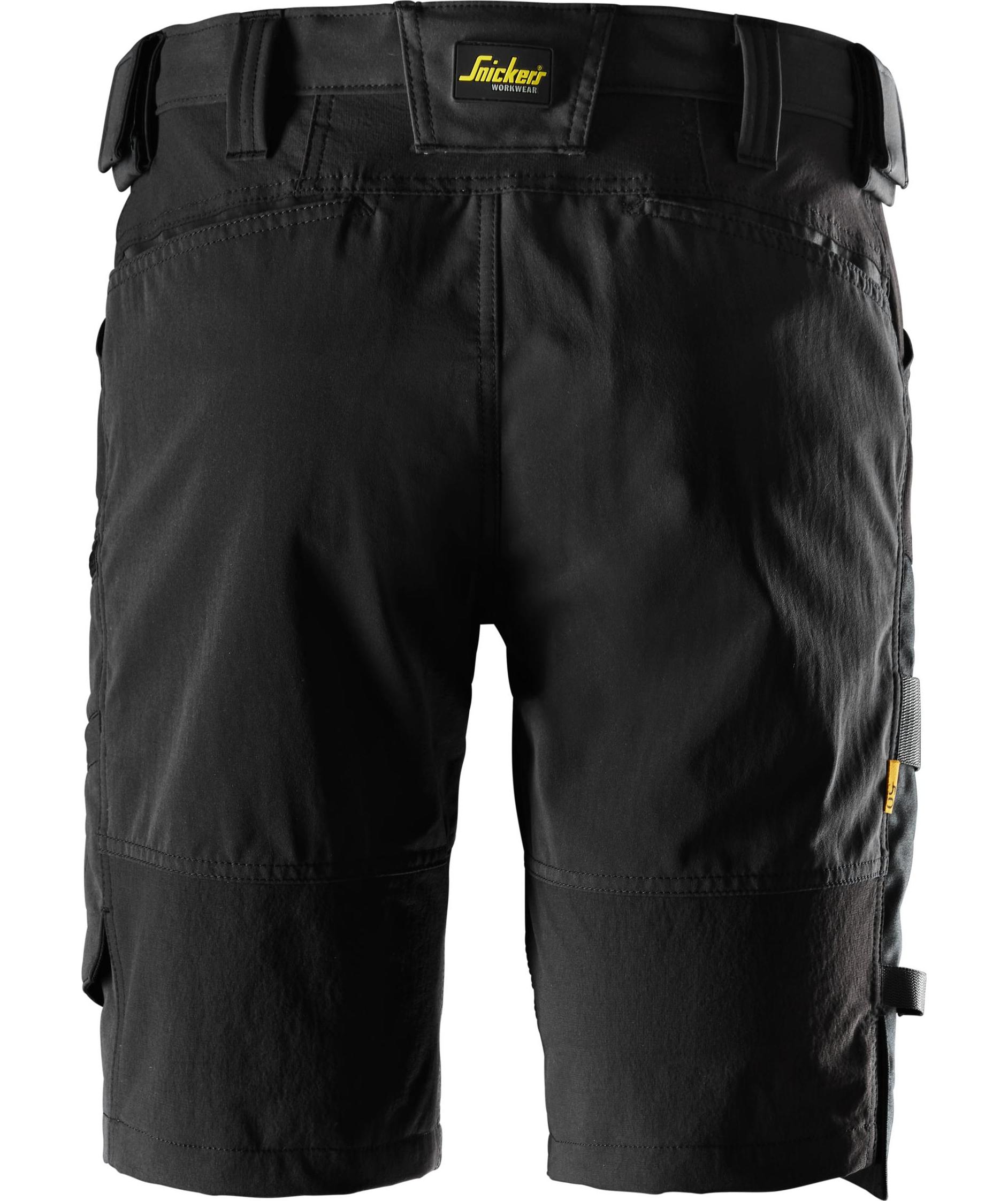 Snickers AllroundWork work shorts 6119 full stretch, Black, large image number 1
