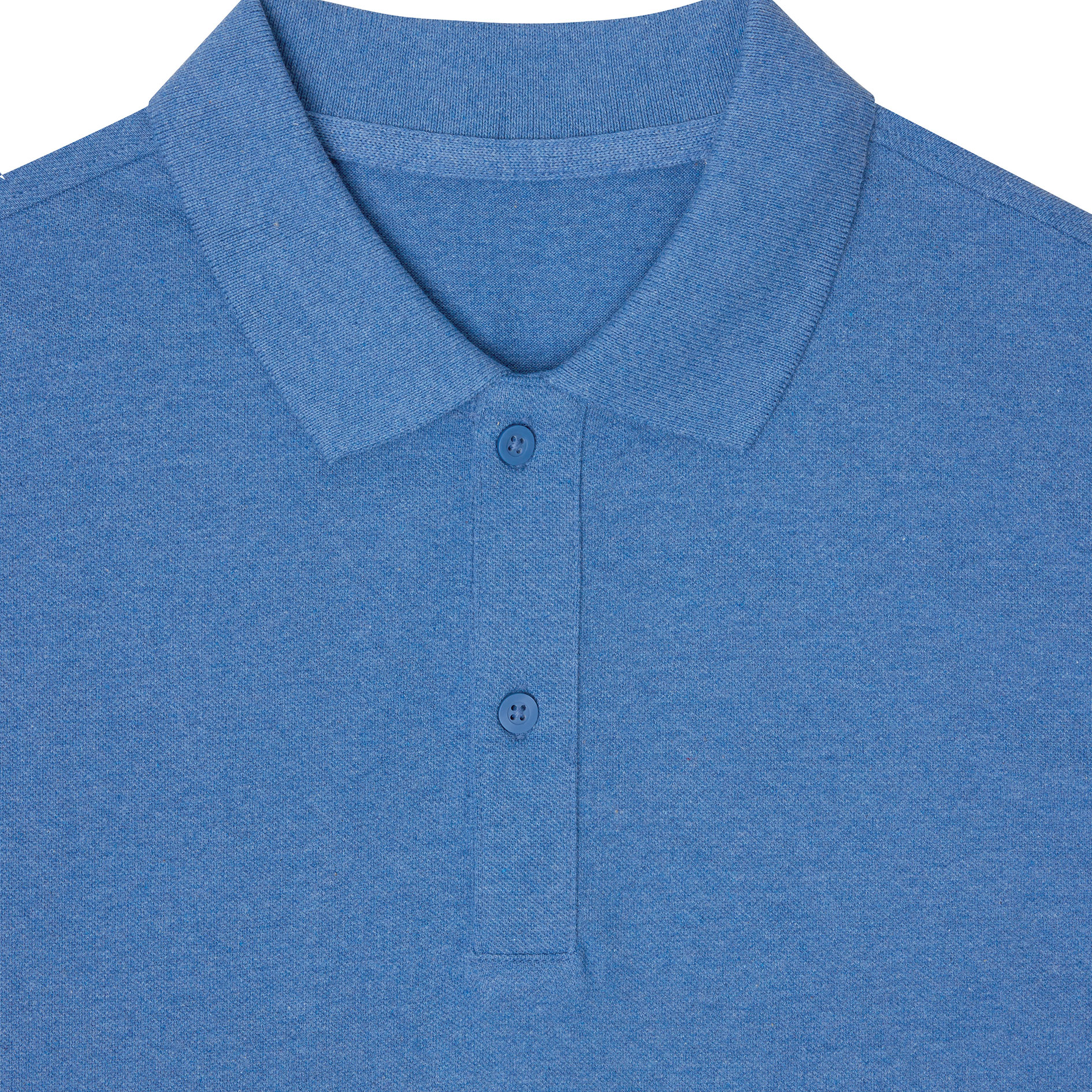 Iqoniq Yosemite polo shirt, Heather Blue, large image number 2