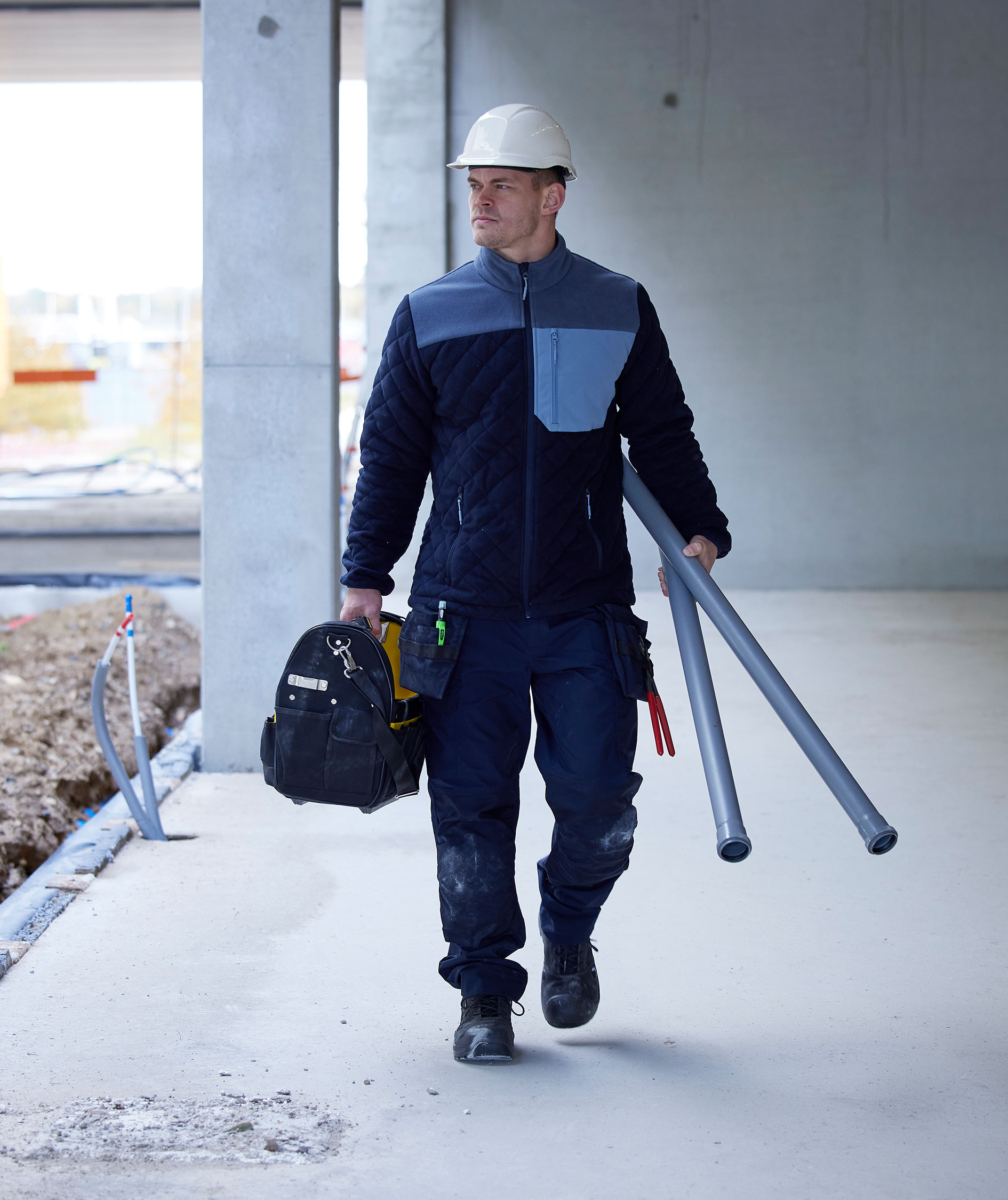 Engel Entire work trousers, Deep Blue, large image number 6