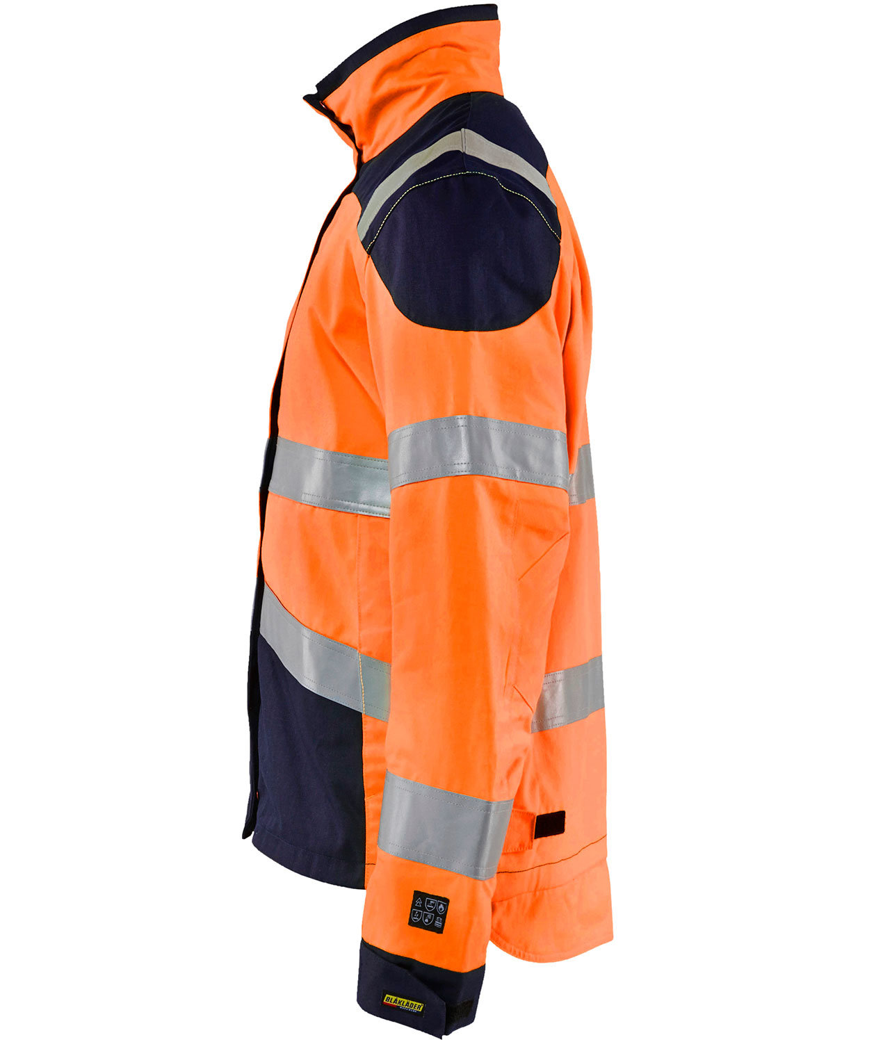 Bl&aring;kl&auml;der Multinorm arbejdsjakke, Hi-vis&nbsp;Orange/Marine, large image number 2