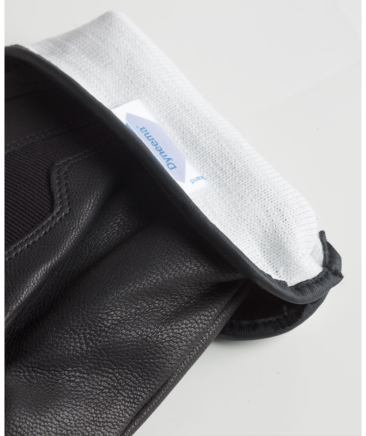 Tegera 8555T l&auml;derhandskar med sk&auml;rskydd Cut D, Svart, large image number 2