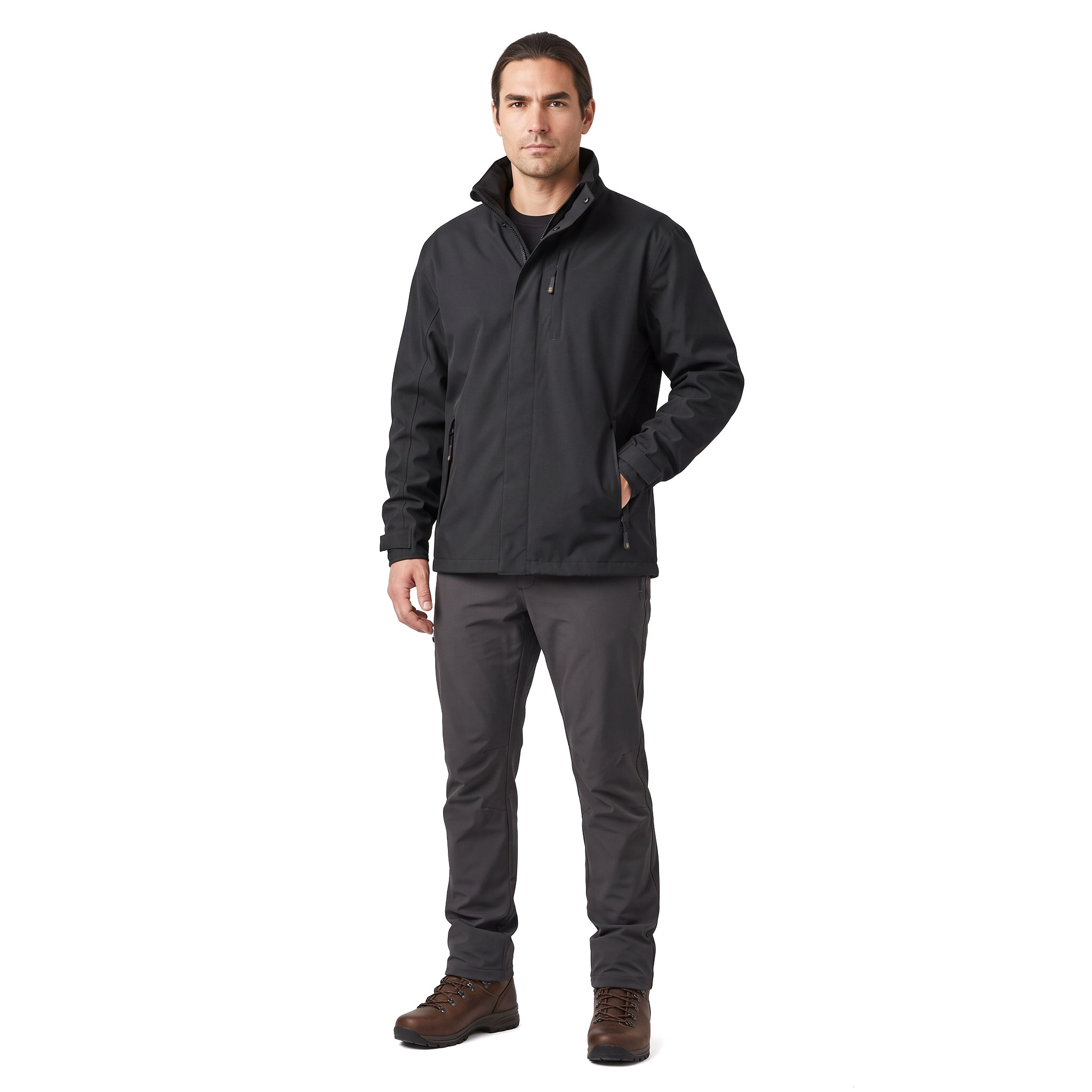 Deerhunter Sarek Regenjacke, Schwarz, large image number 2