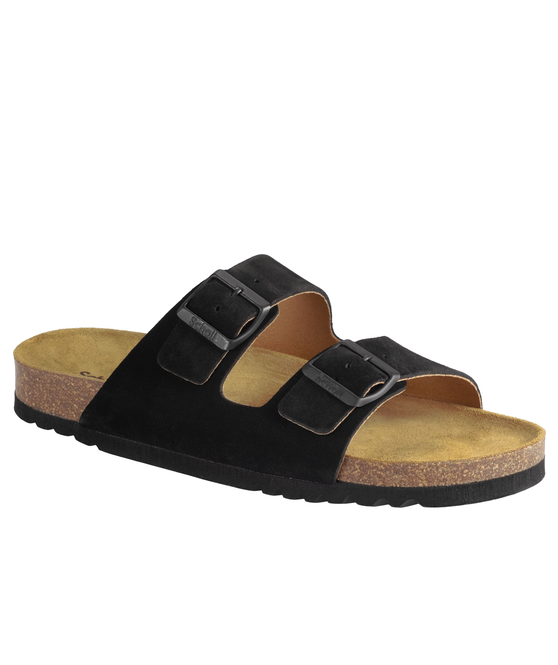 Scholl Julien suede sandaler, Black