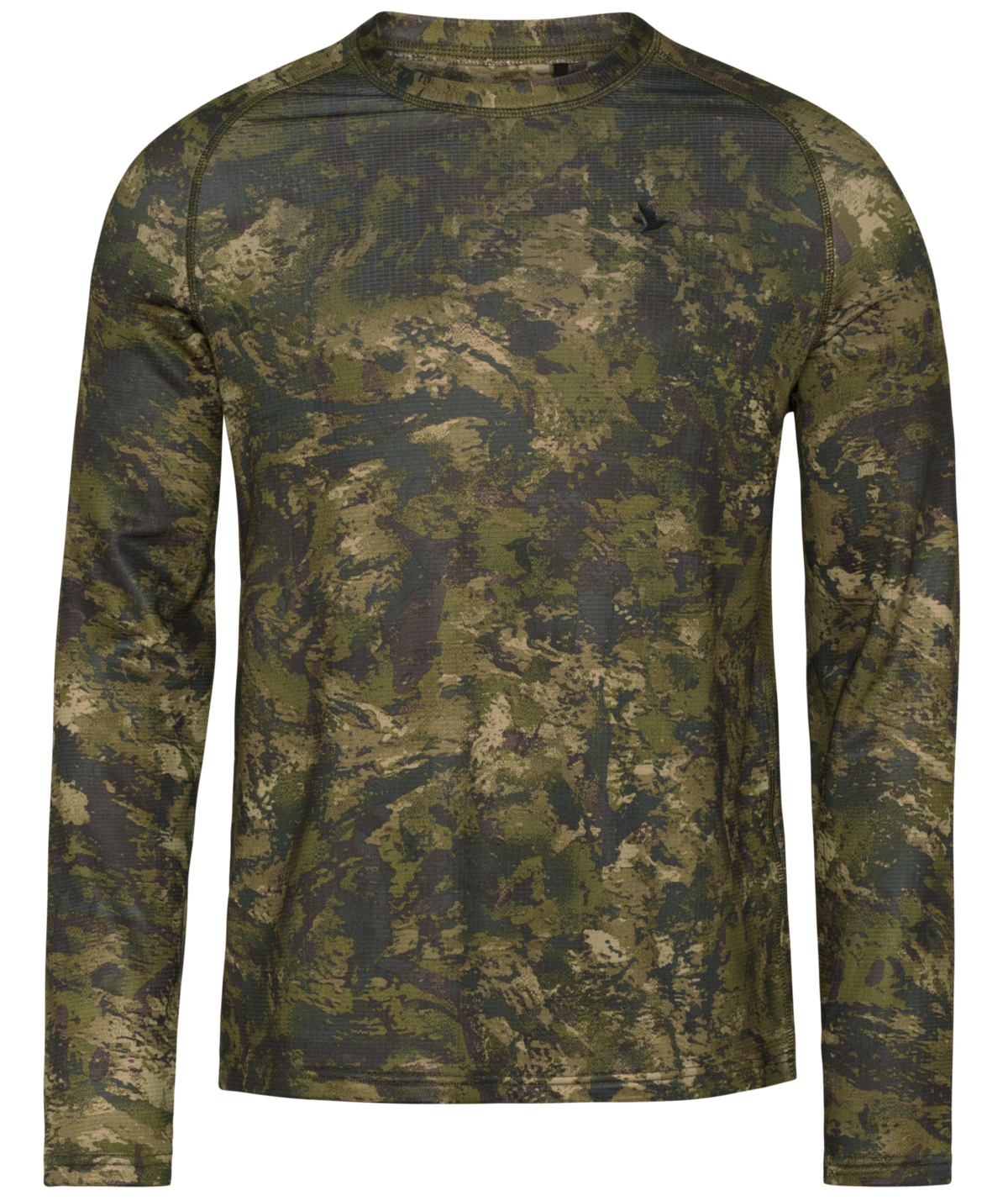 Seeland Active Camo lang&auml;rmliges T-Shirt, InVis Green