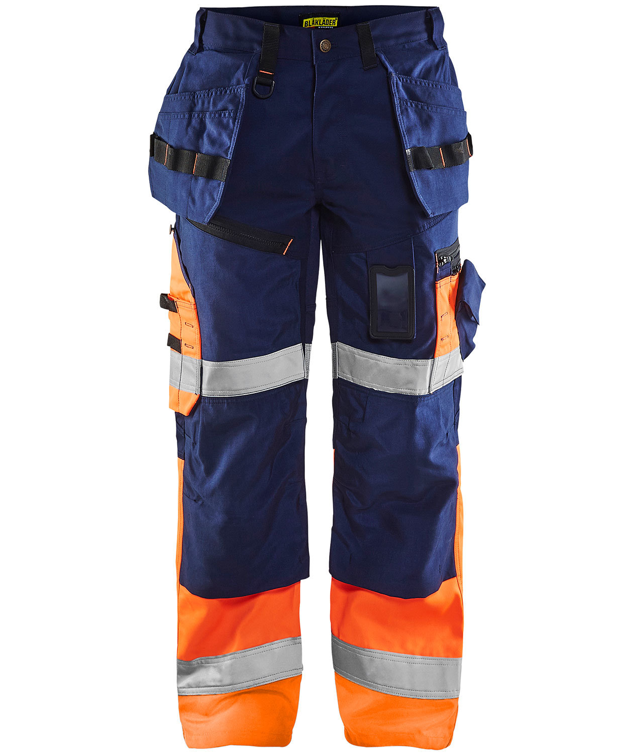 Varsel Orange/Marinbl&aring;