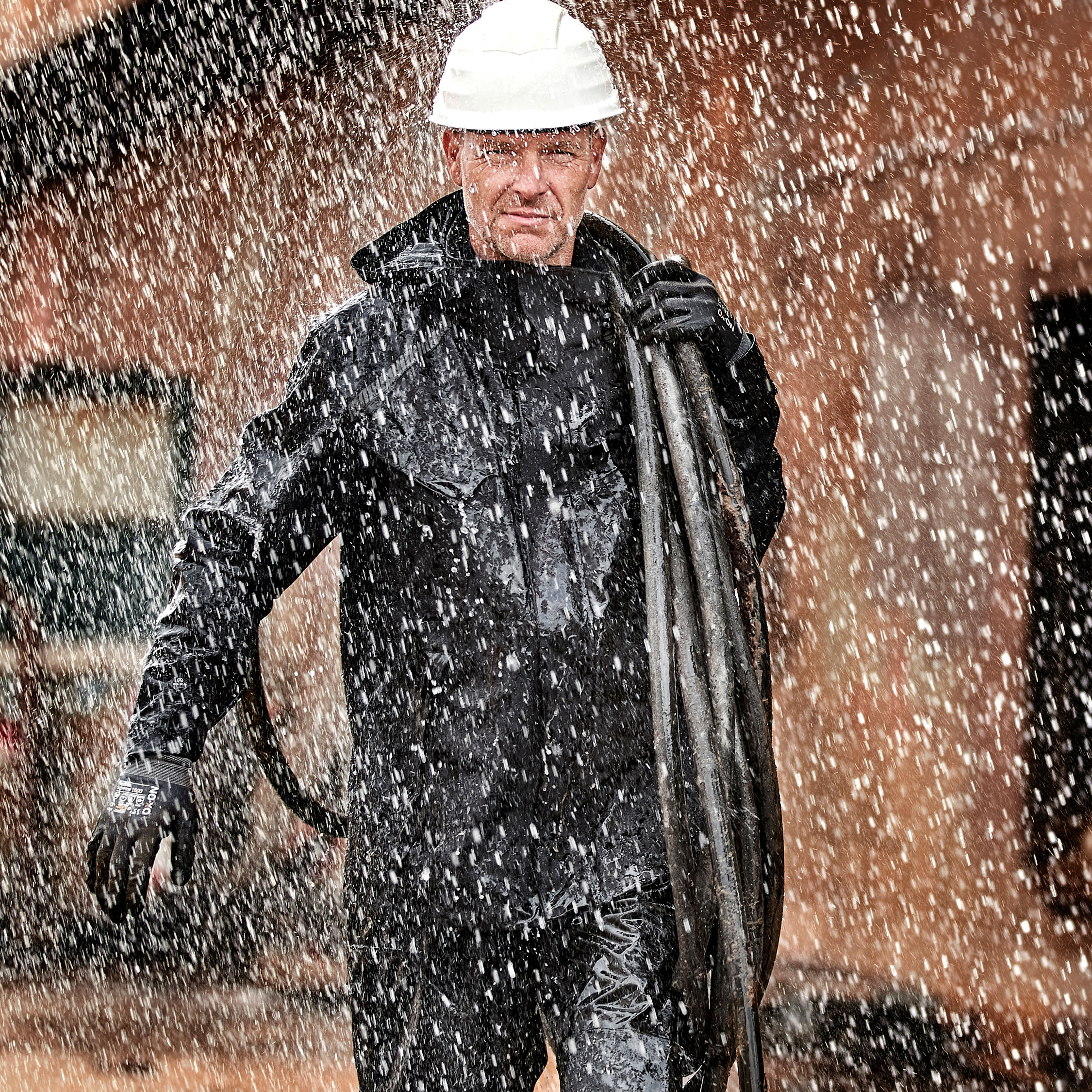 ELKA Working Xtreme skaljacka full stretch, Svart, large image number 3