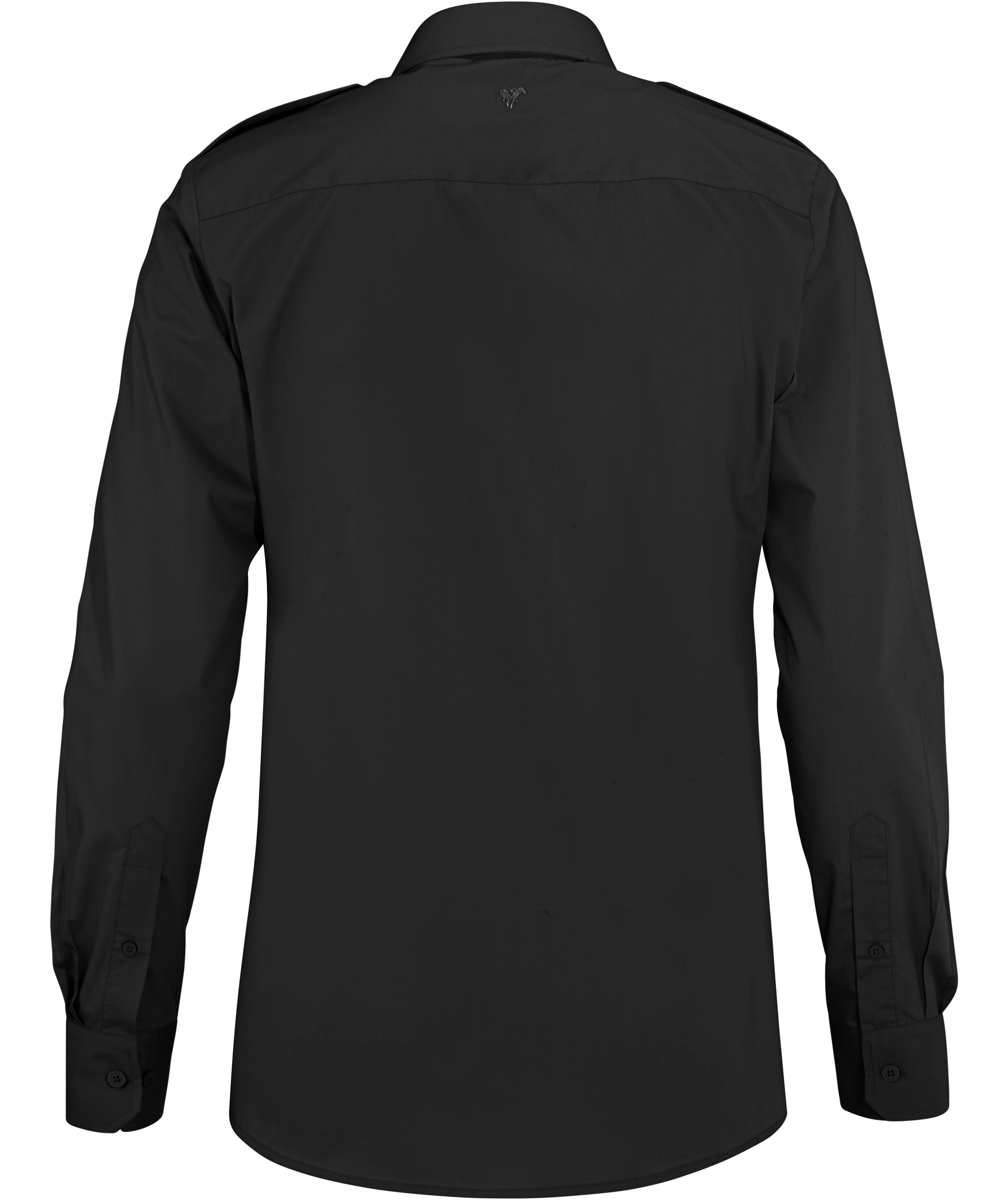 Derby of Sweden Maverick Slim Fit Pilotenhemd, Black