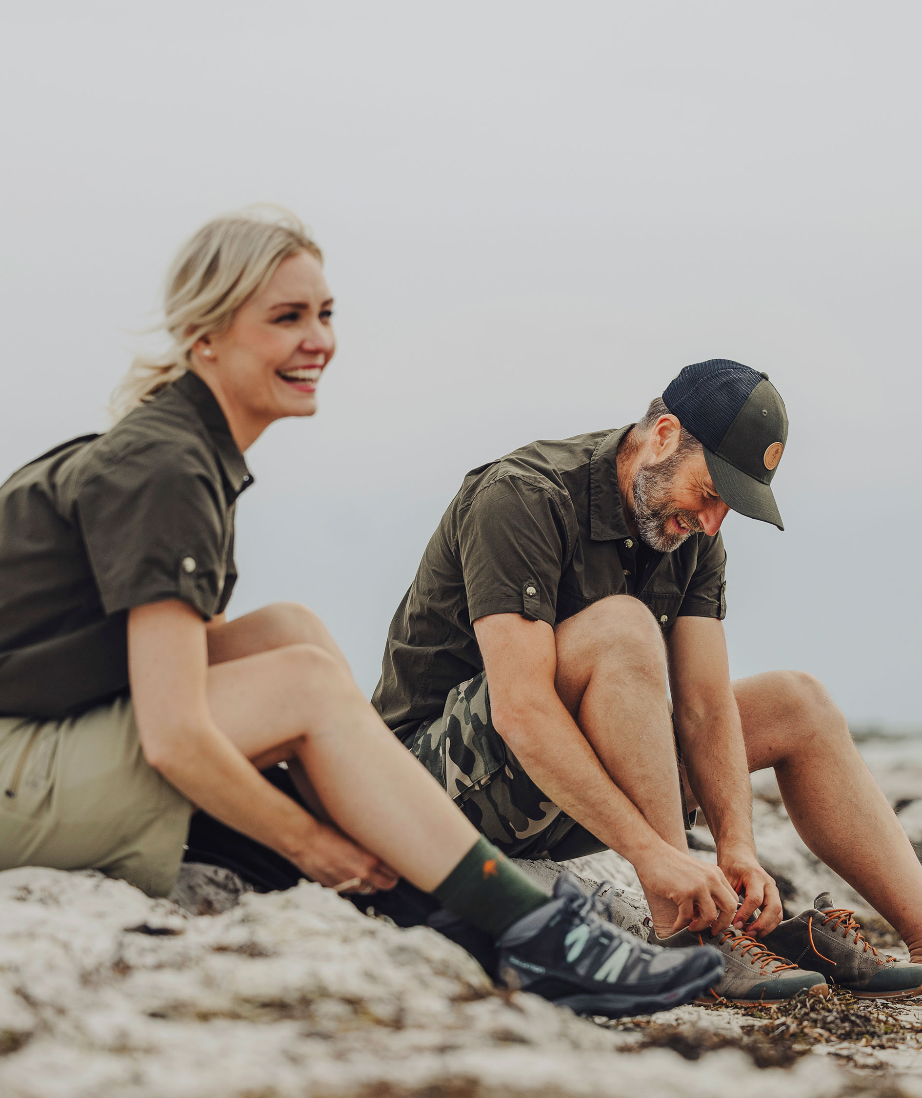 Pinewood Safari kort&aelig;rmet skjorte, Dark Olive, large image number 6