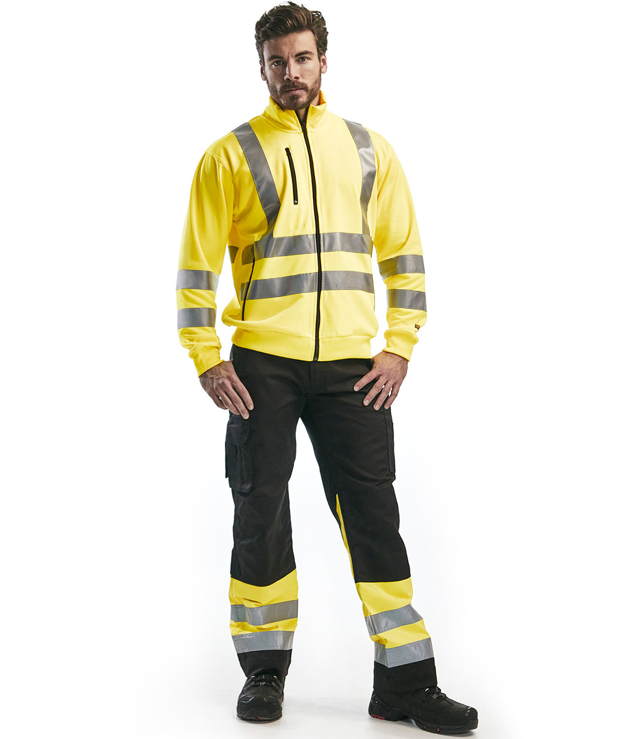 Bl&aring;kl&auml;der sweatshirt, Varsel Gul, large image number 1