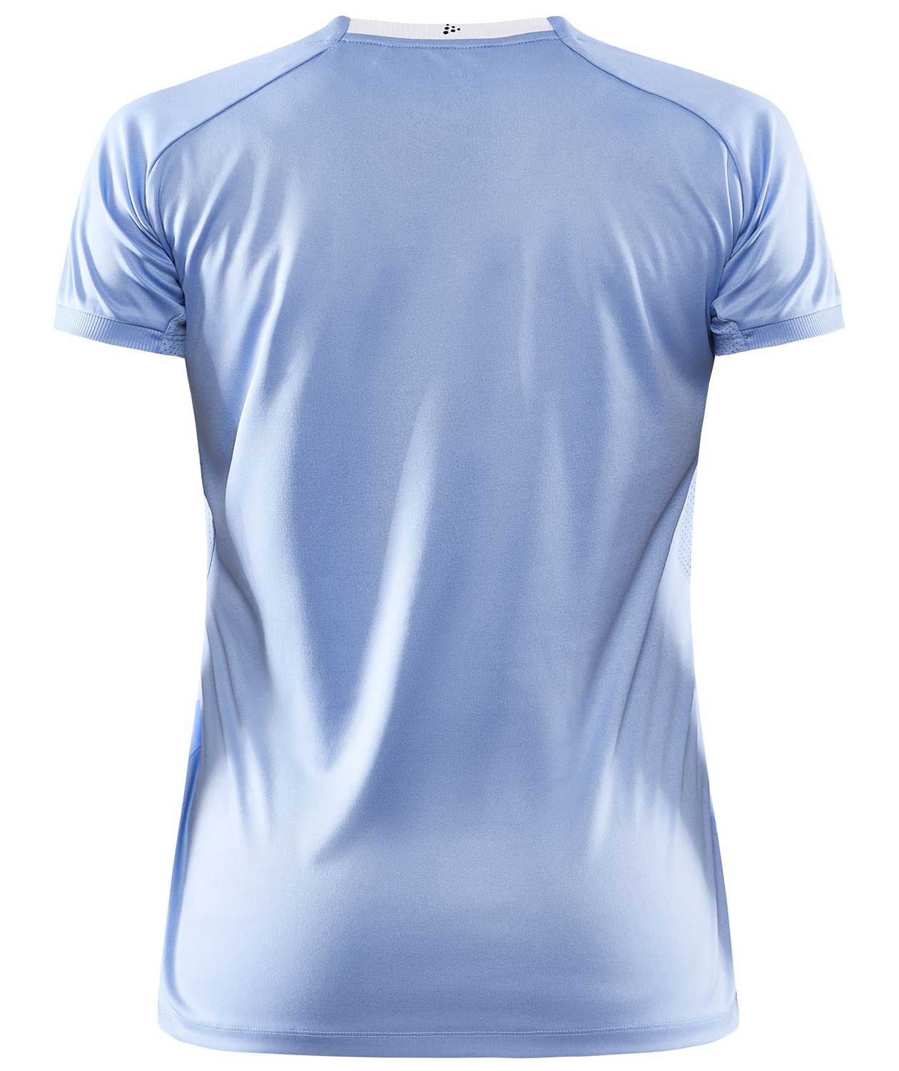 Craft Progress 2.0 Stripe Jersey dame T-shirt, Hvid/Lysebl&aring;, large image number 2