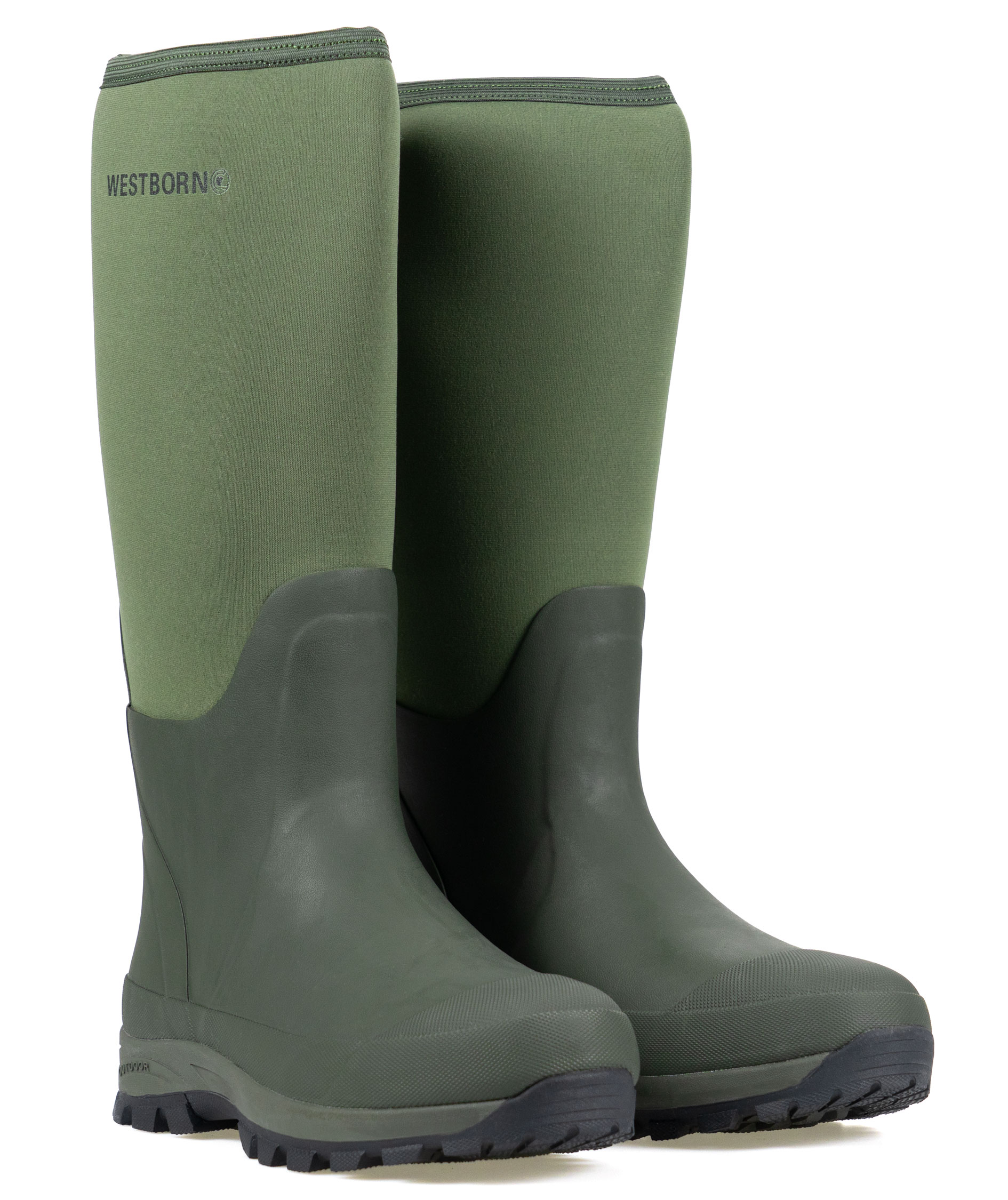 2:a sortering Westborn gummist&ouml;vlar, Olive green, large image number 4