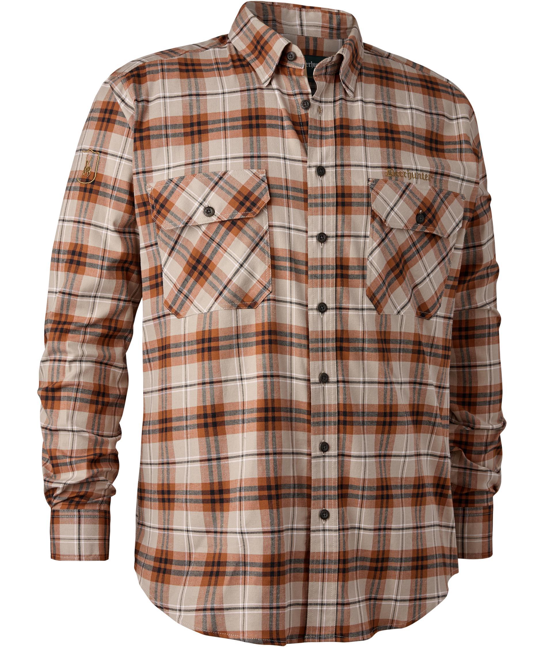 Deerhunter Louis skjorta, Orange Check