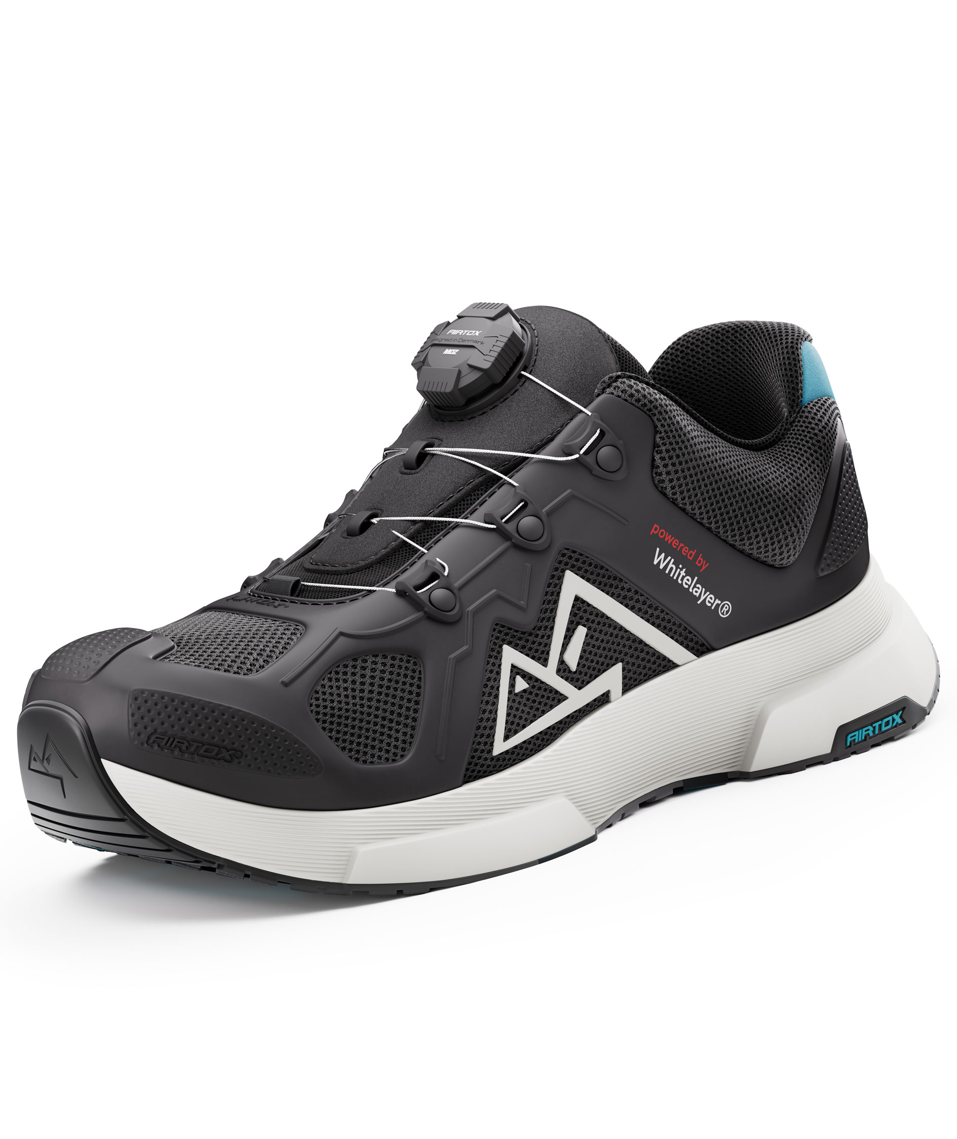 Airtox FM11 safety shoes S1P, Black/White