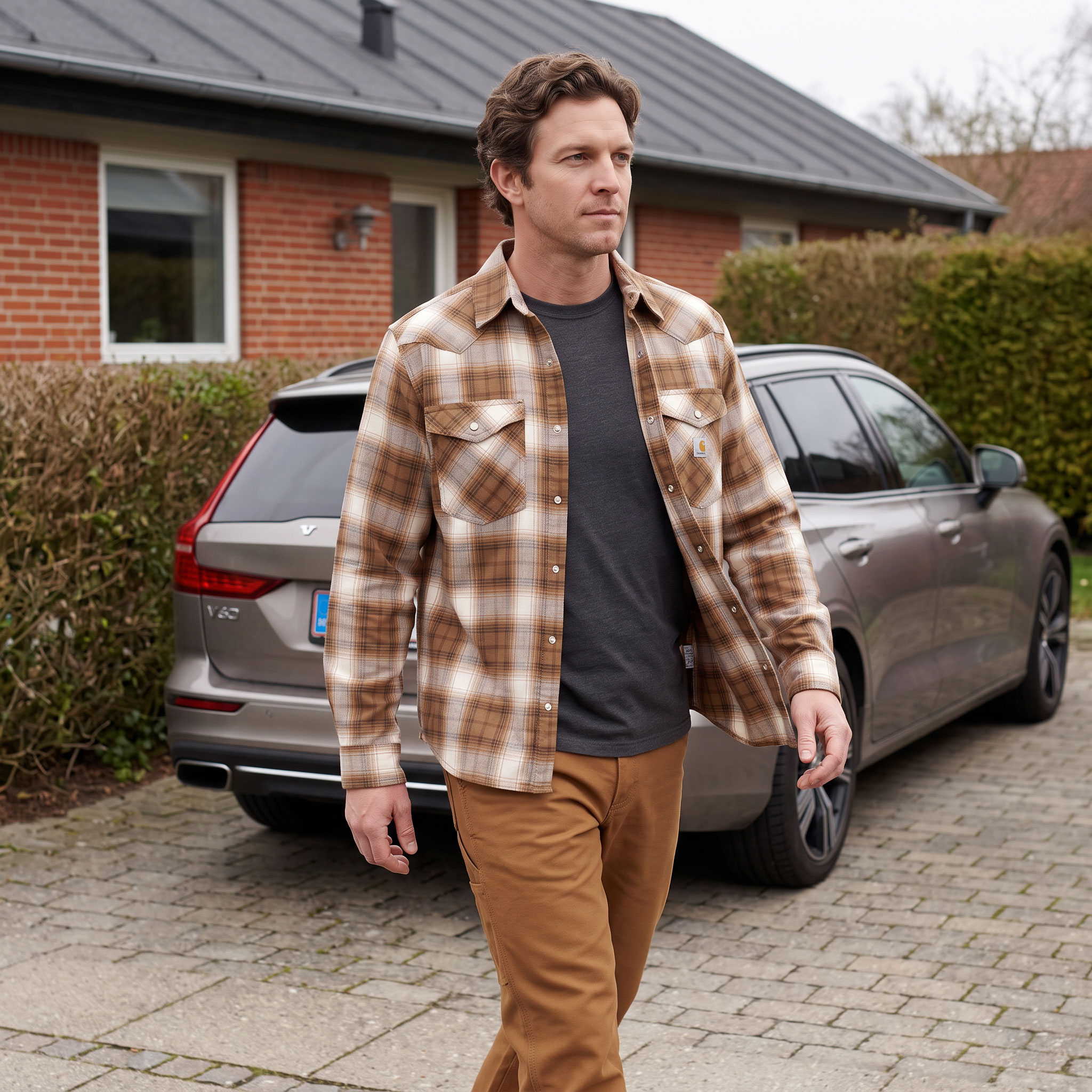 Carhartt skogsarbetare skjorta, Carhartt Brown