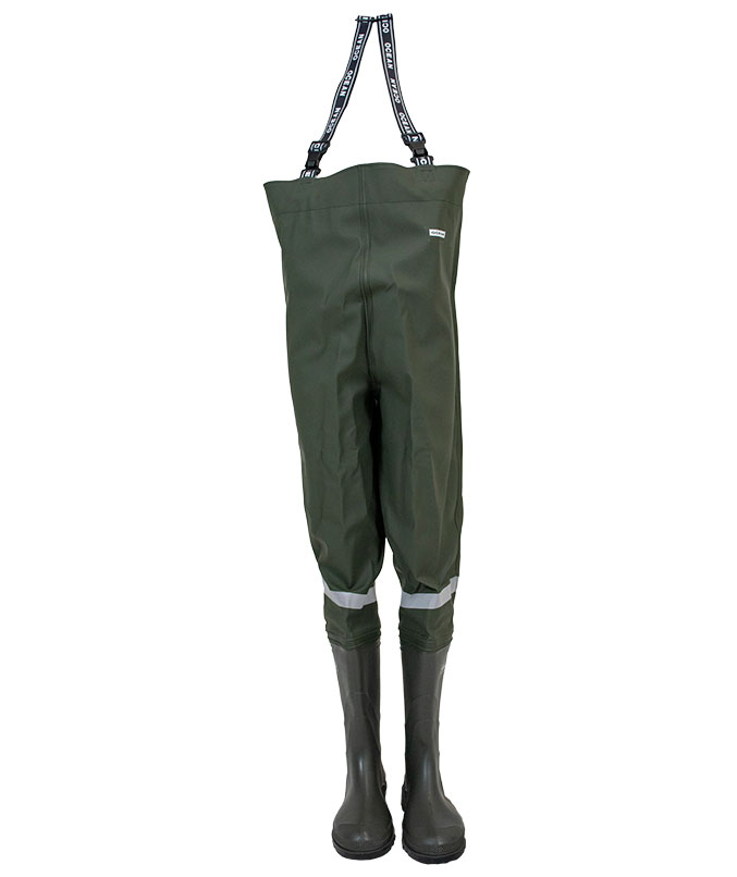 Ocean Cloud junior waders, Olivgr&ouml;n