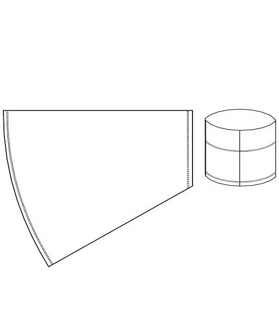 Kentaur scarf/hijab, White, White, large image number 2