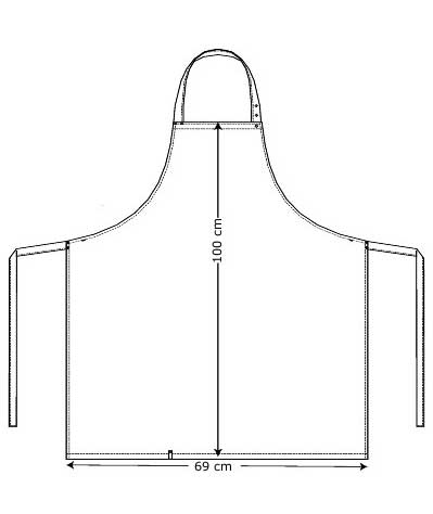 Kentaur bib apron, Dark Marine Blue, Dark Marine Blue, large image number 2