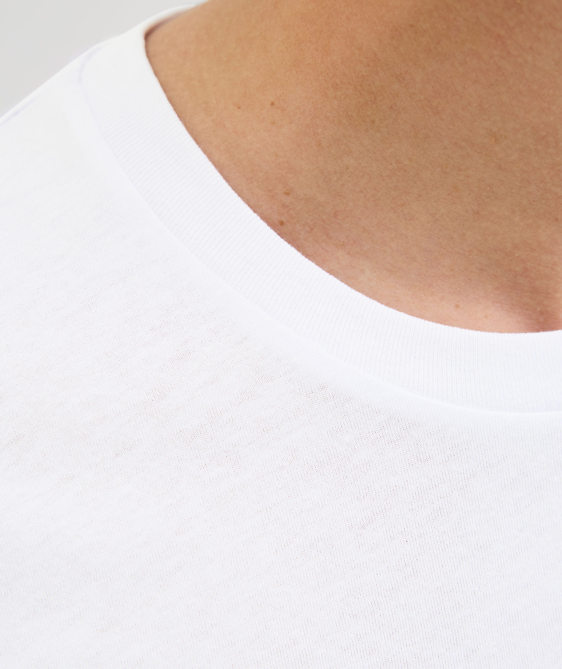 Jack & Jones JJHUGO 5-pak T-shirt, White/black, large image number 4