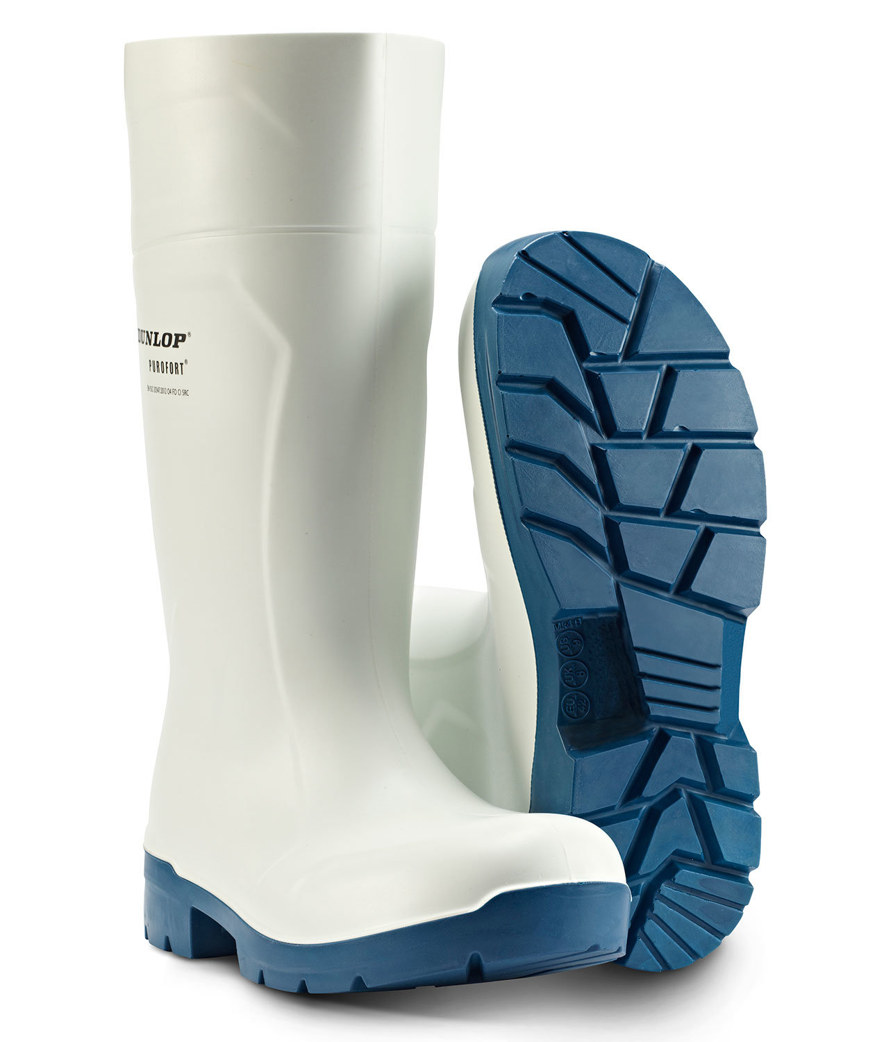 Dunlop Purofort Multigrip Gummistiefel O4, Wei&szlig;