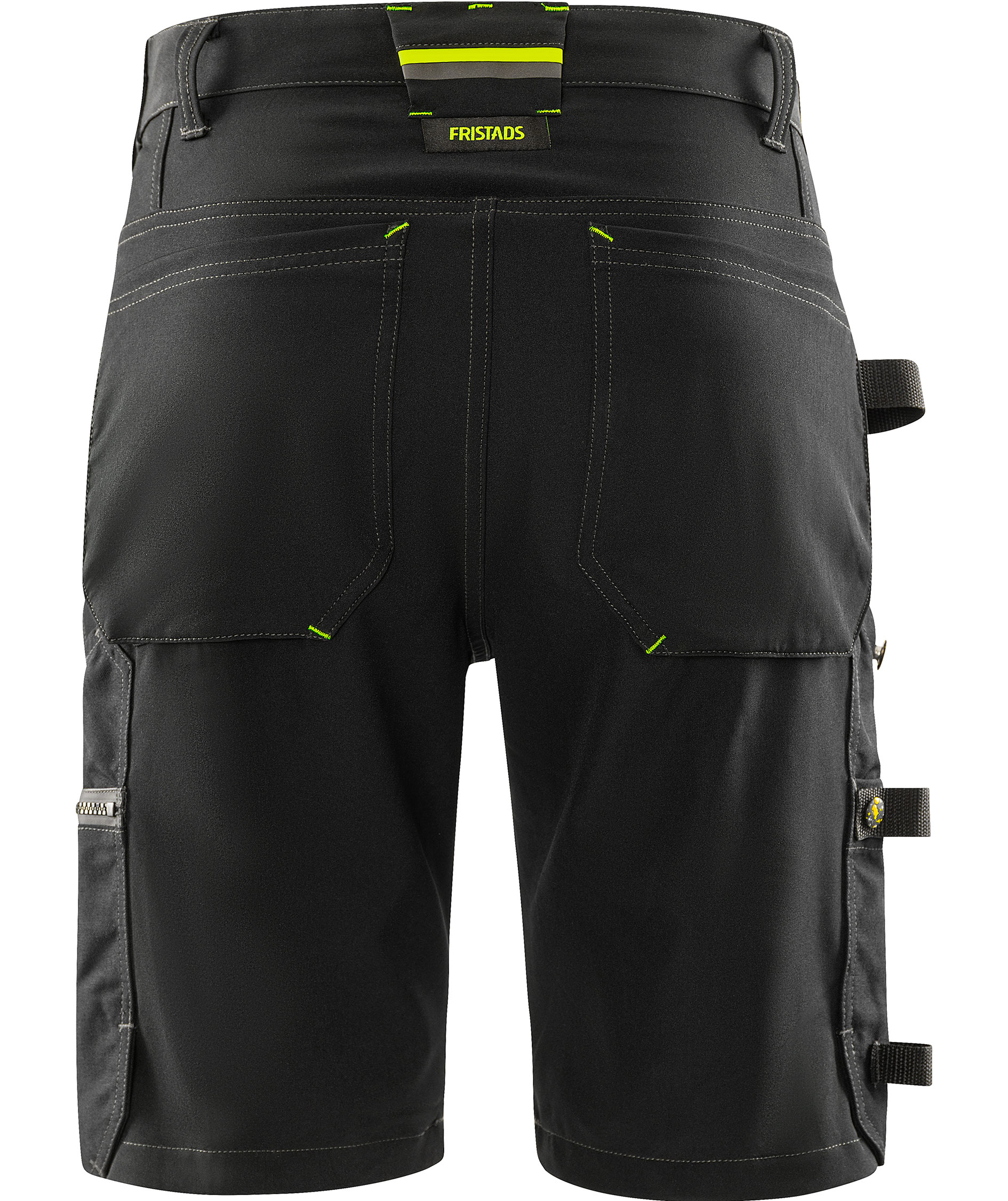 Fristads Flex dame arbejdsshorts 2804 GHST full stretch, Sort, large image number 2
