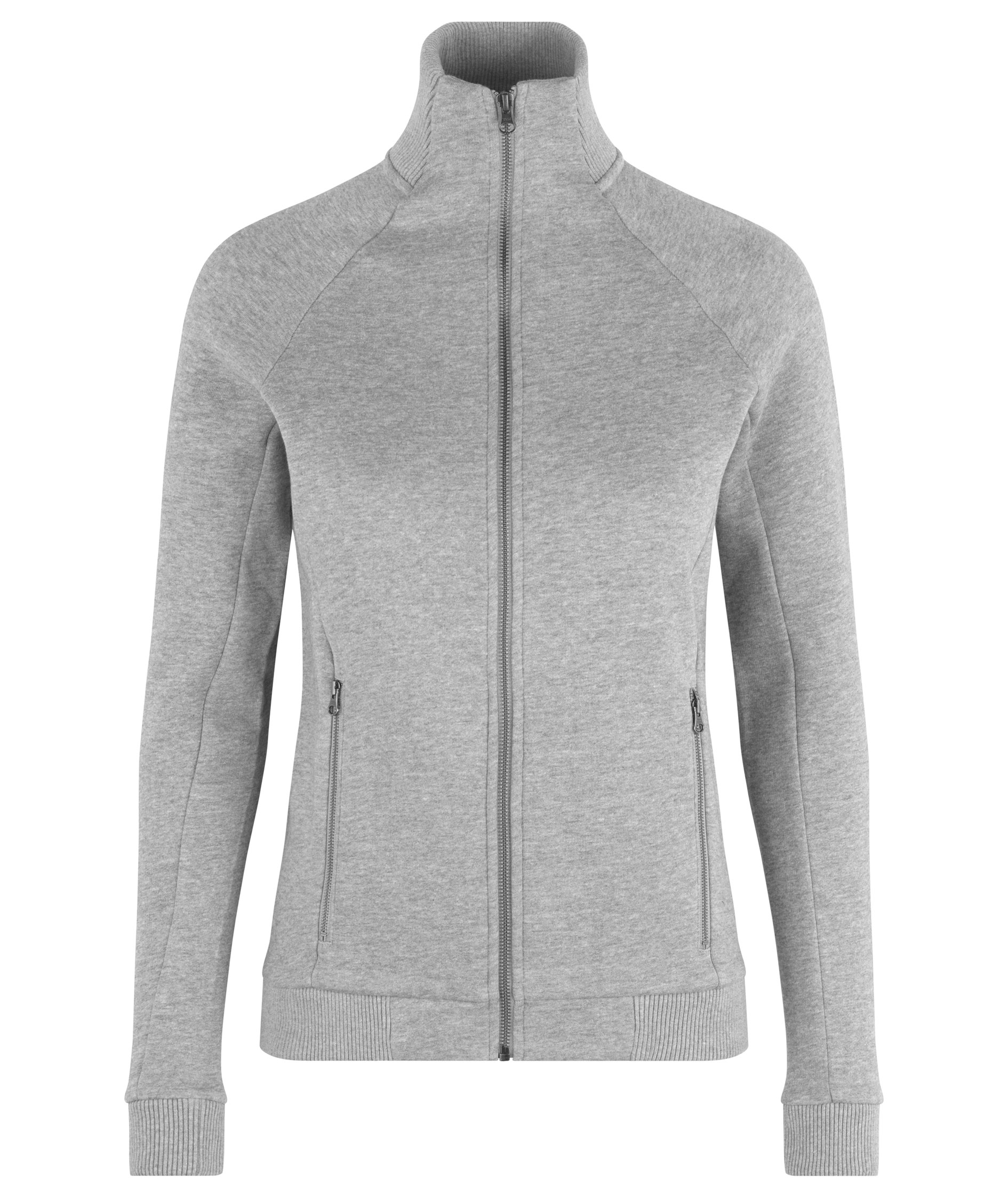 ID dame cardigan med glidel&aring;s, Gr&aring;&nbsp;Melange, Gr&aring;&nbsp;Melange, swatch