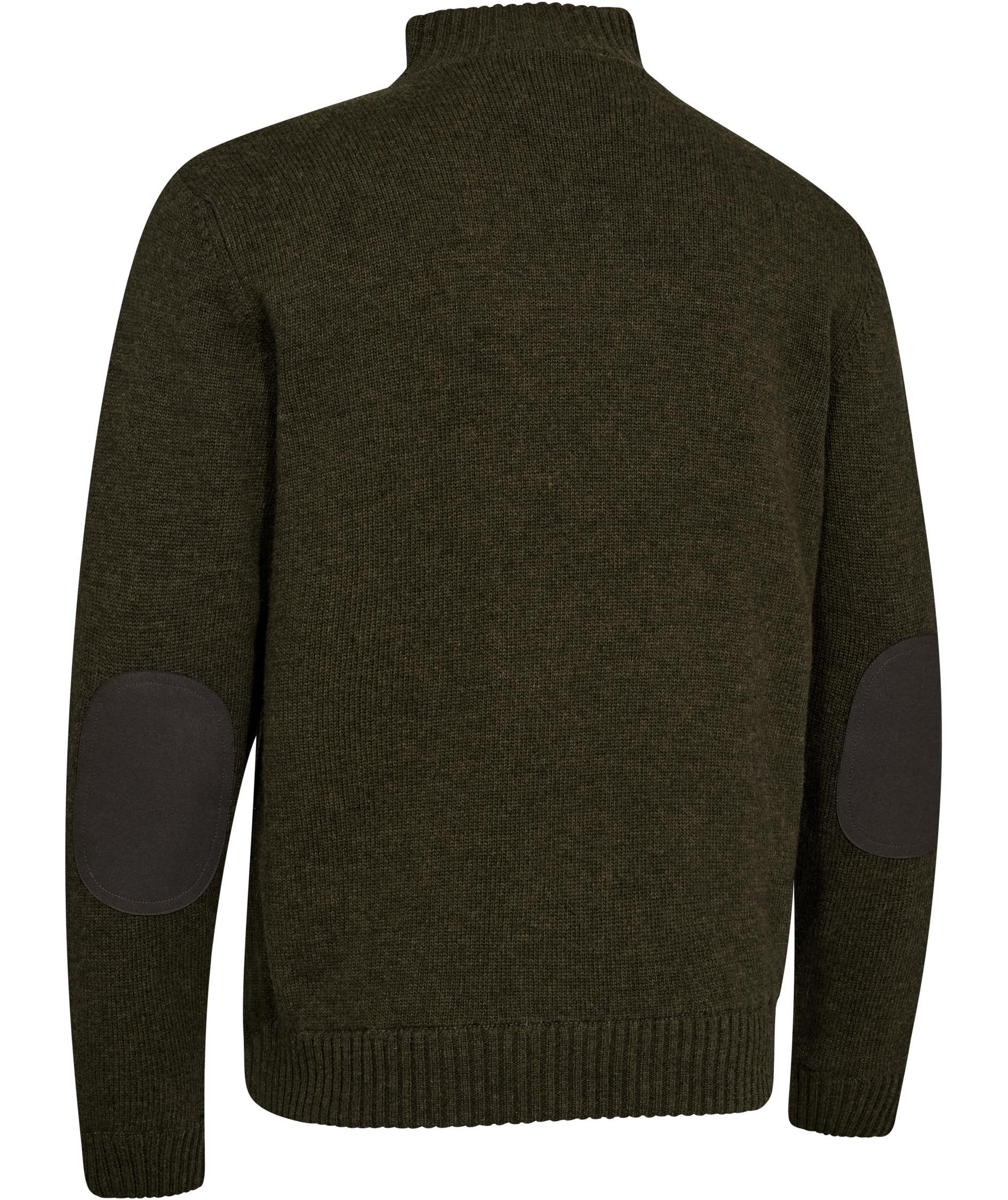 Deerhunter Finley half zip knitted pullover with wool, Woodland Melange