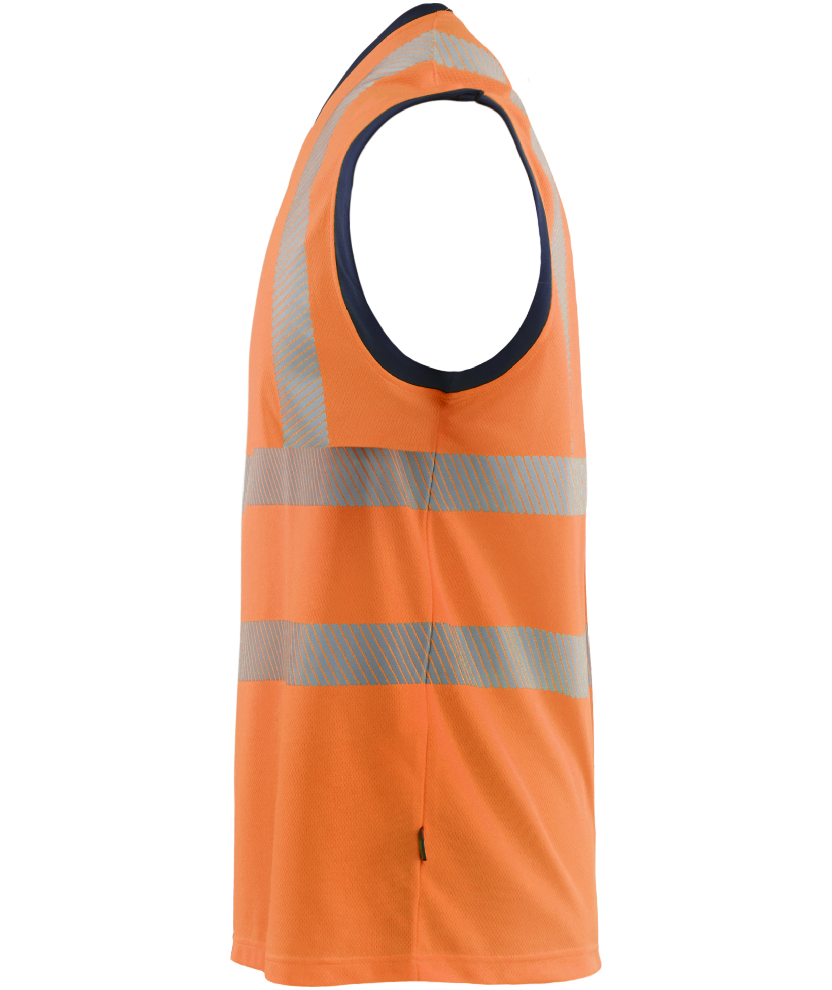 Bl&aring;kl&auml;der&nbsp;tank top, Hi-Vis Orange/Navy, large image number 3