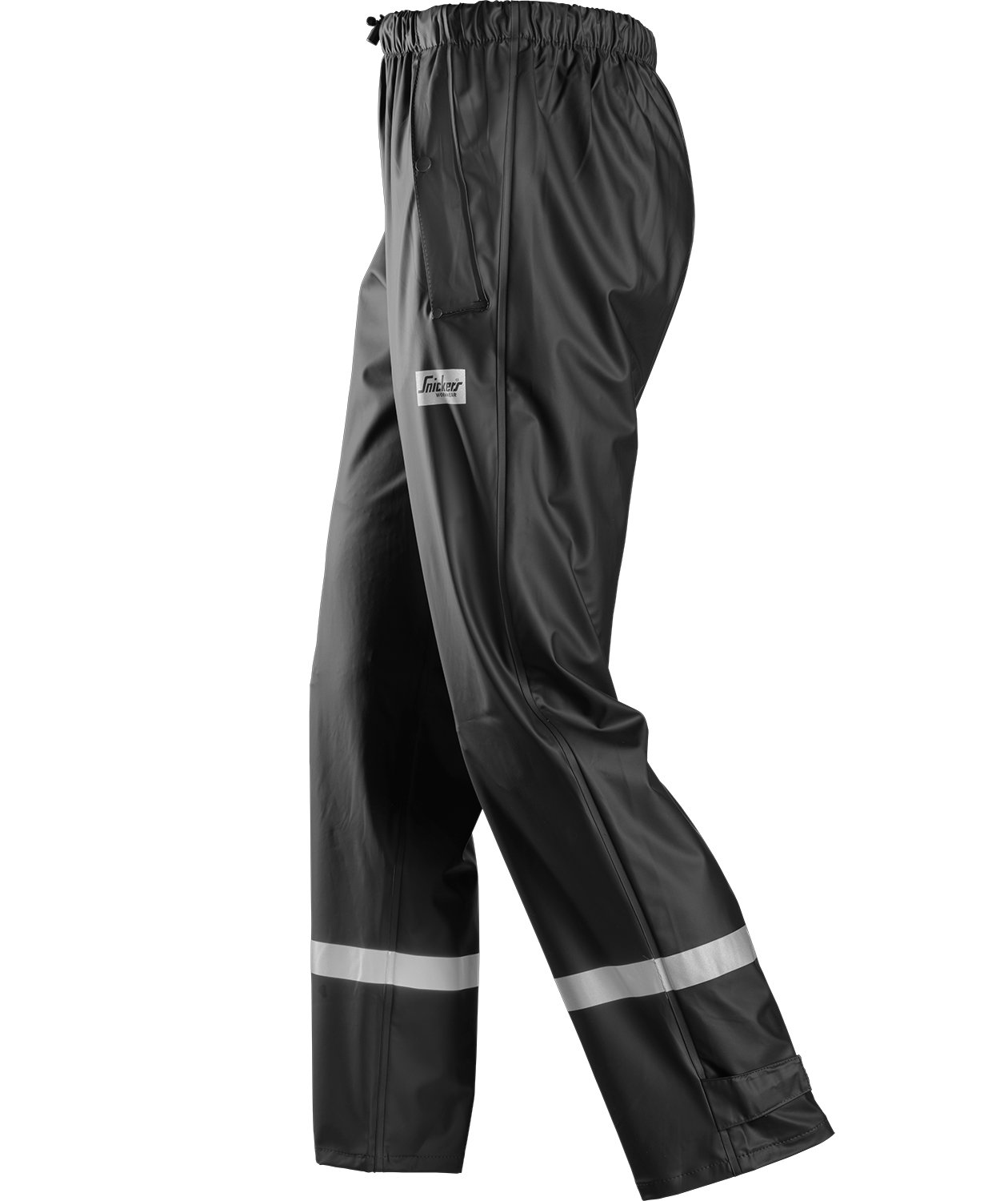 Snickers PU regnbukse, Svart, large image number 2