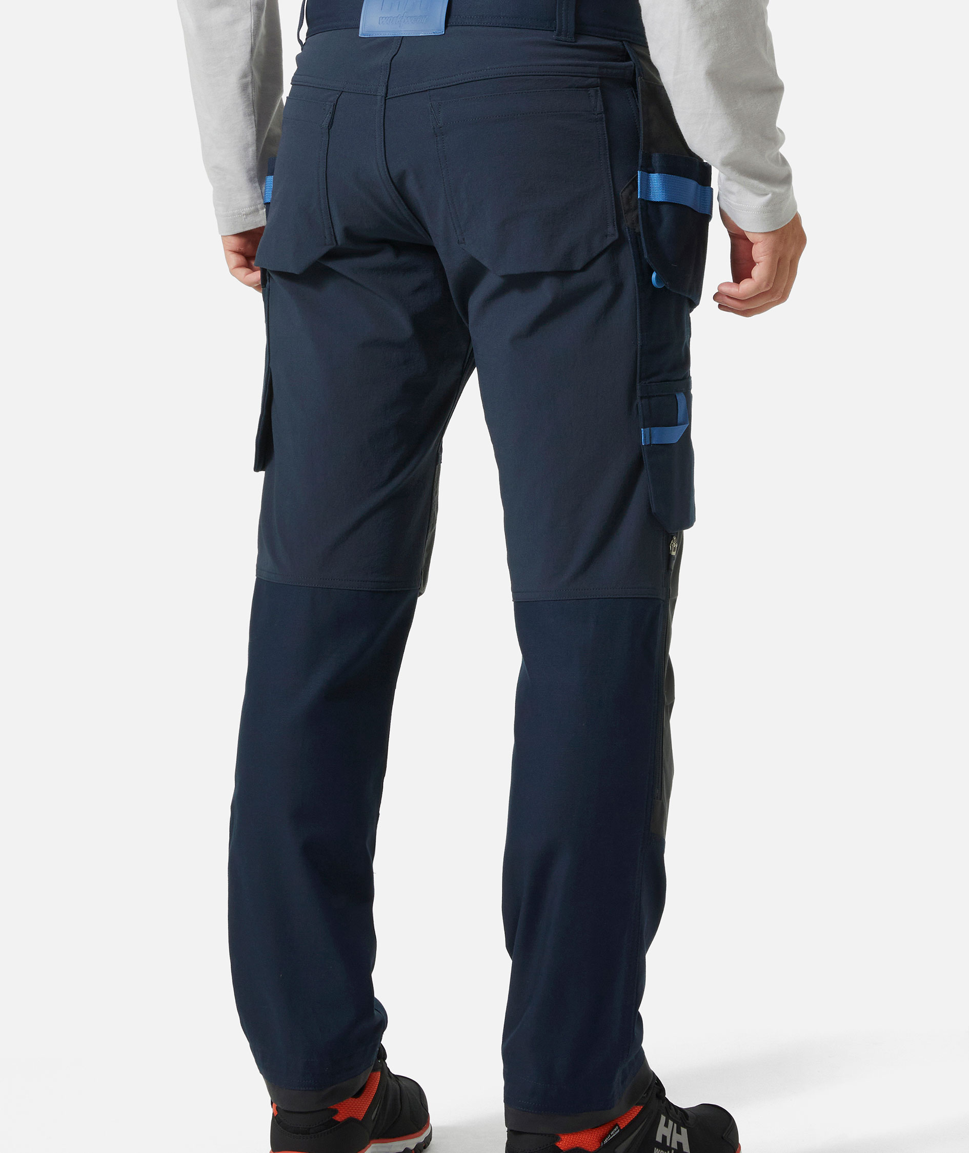 Helly Hansen Oxford 4X h&aring;ndv&aelig;rkerbukser full stretch, Navy/Ebony, large image number 2