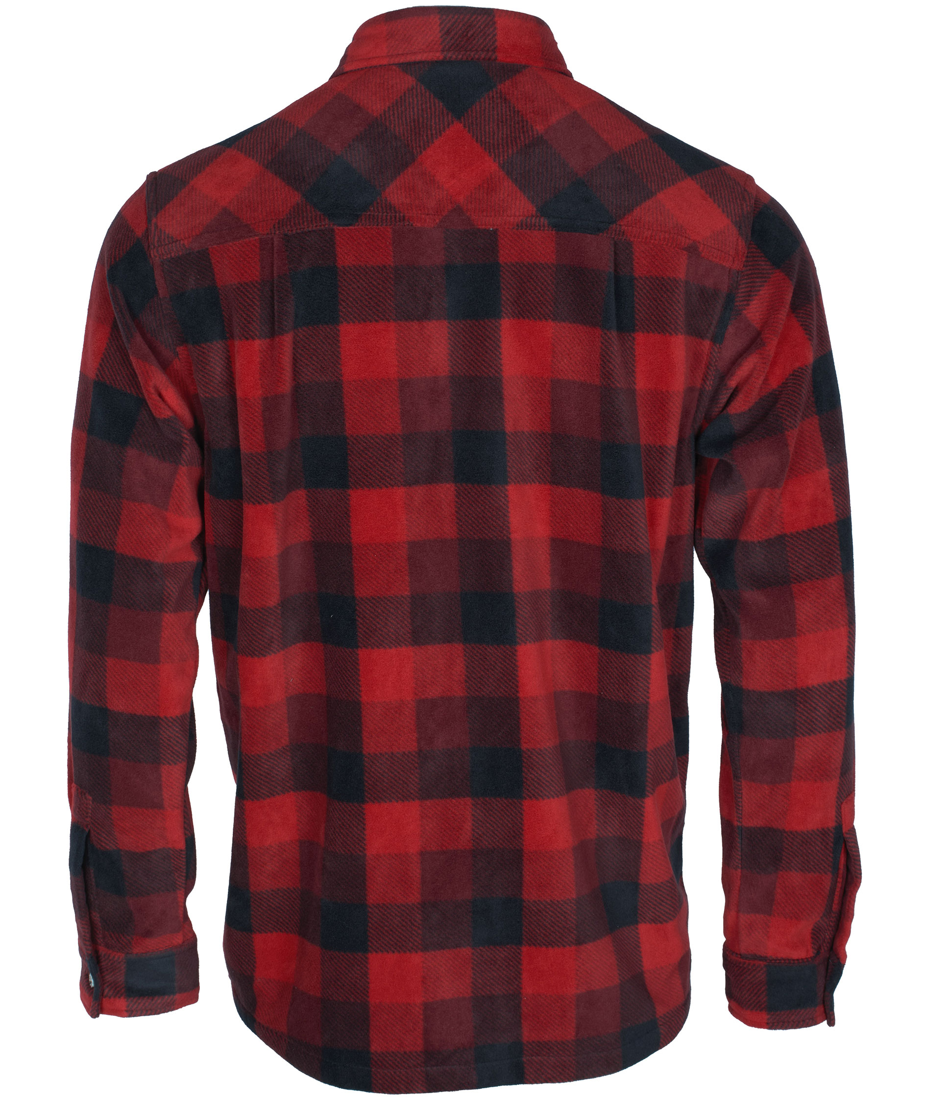 Pinewood Canada fleeceskjorte, R&oslash;d/Sort, large image number 2