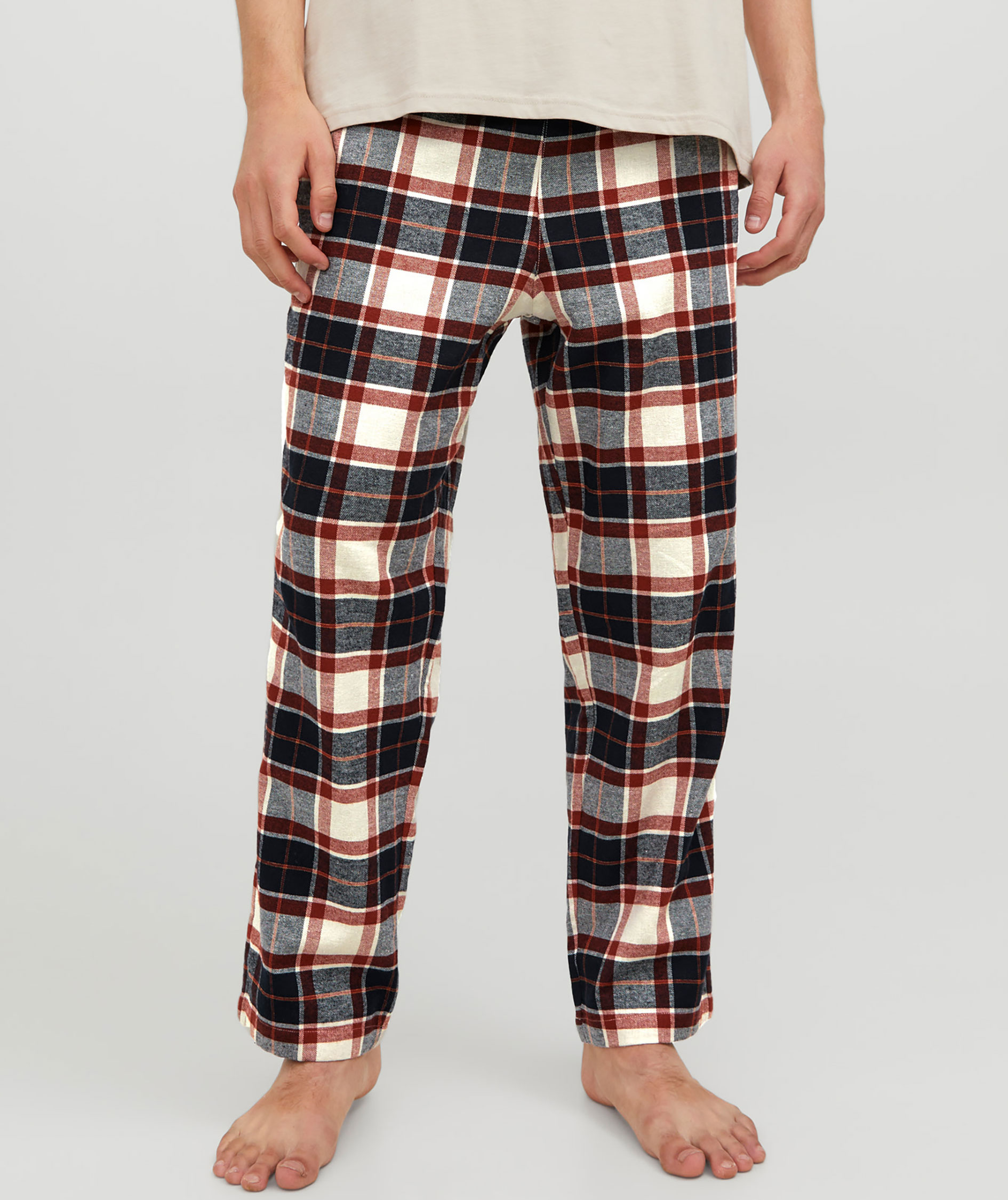 Jack & Jones JACRIMON pajama trousers, Cloud Dancer, large image number 7