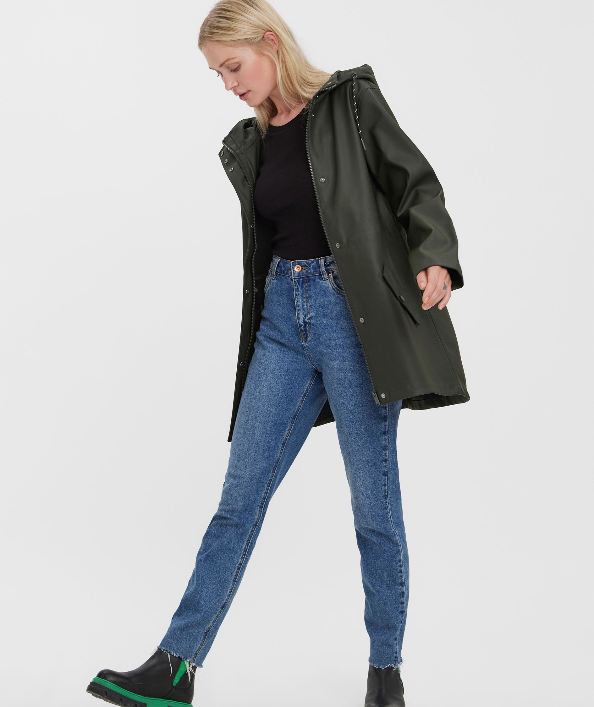 Vero Moda VMMALOU regnjakke, Peat, large image number 5