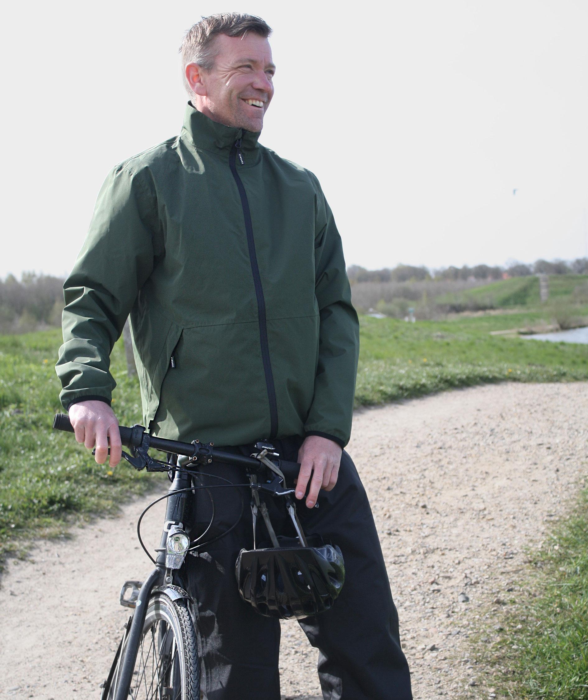 Lyngs&oslash;e regnjakke, Gr&oslash;nn