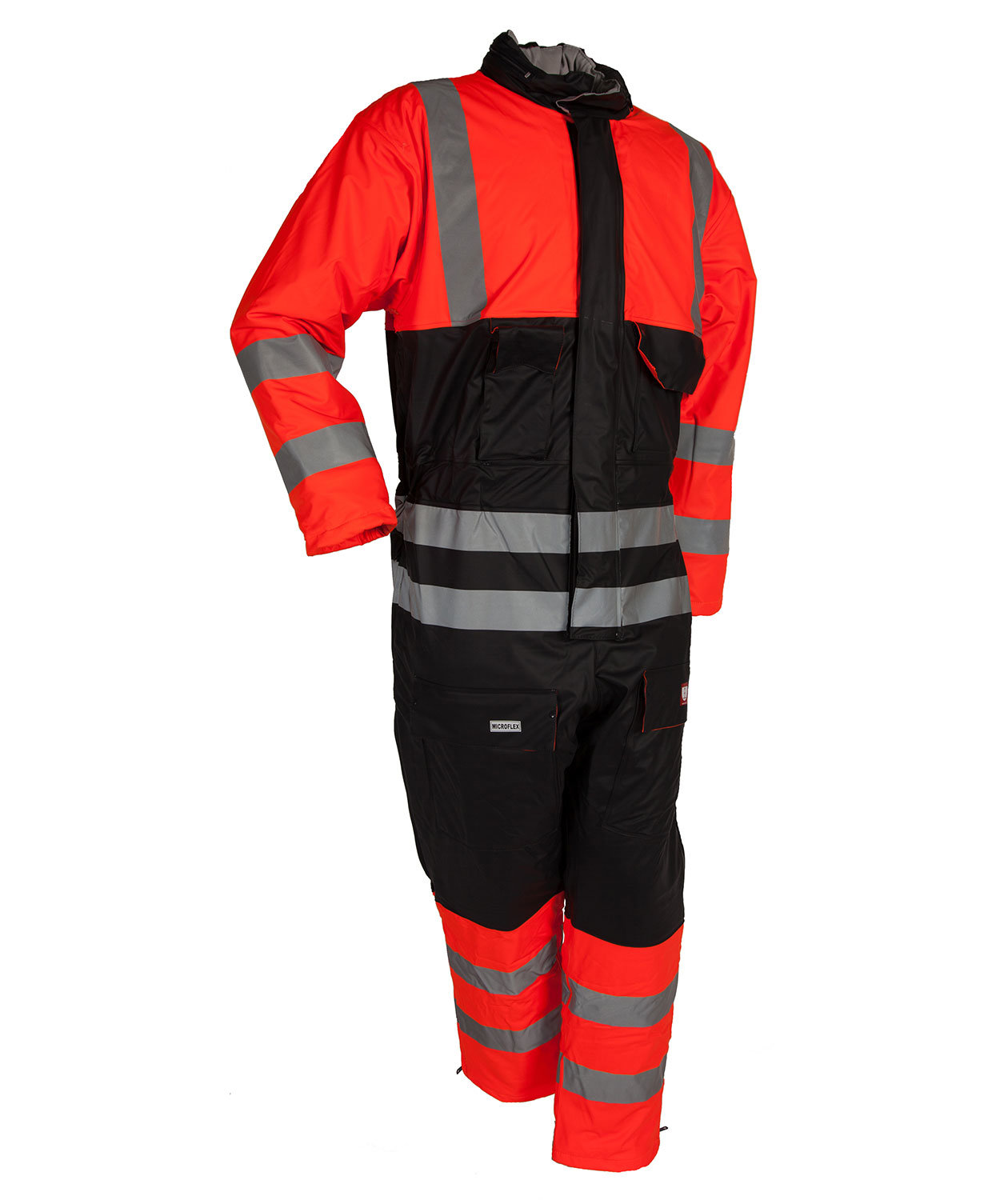 Lyngsoe termooverall, Varsel Orange/Marinbl&aring;