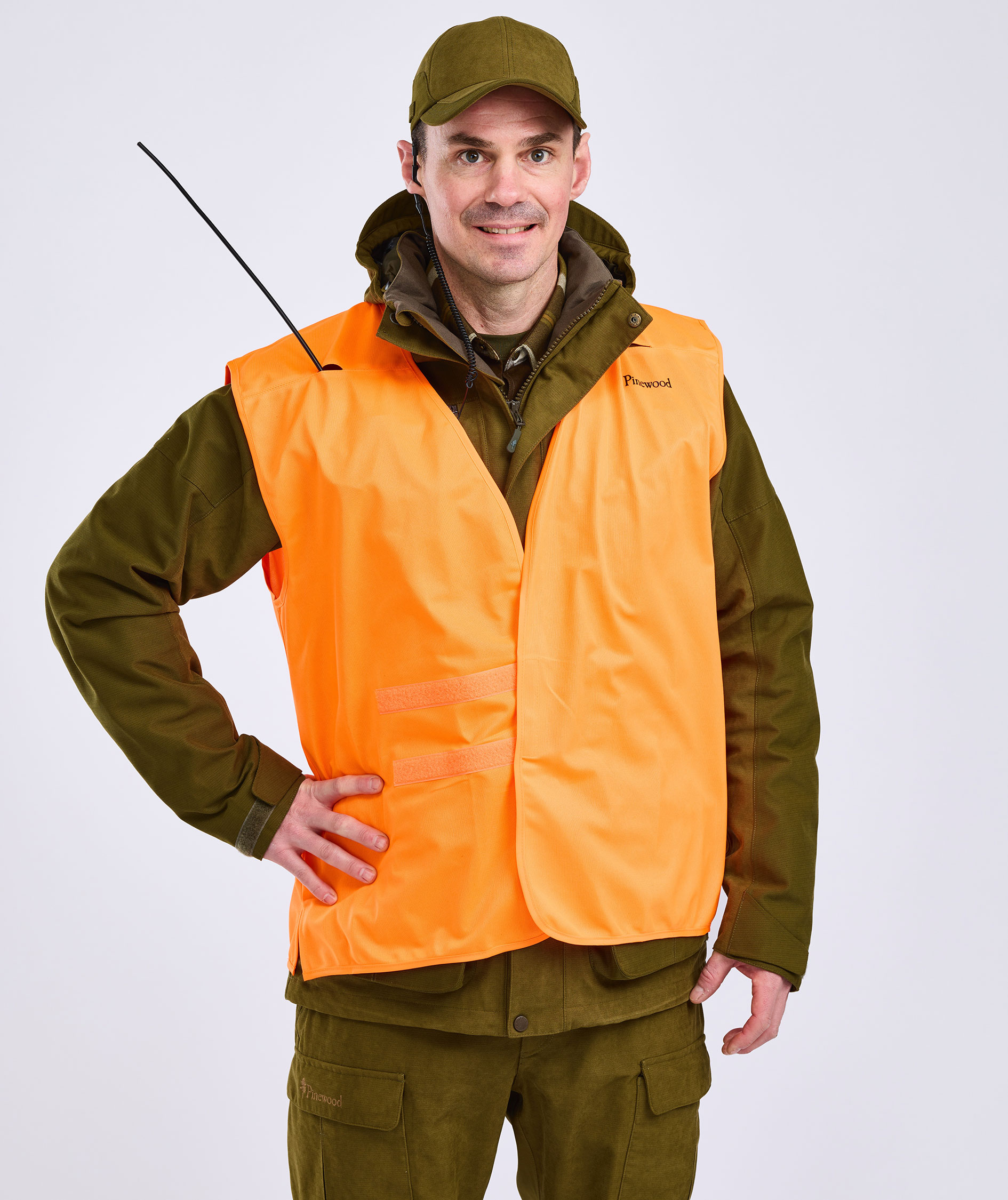 Pinewood Safety vest, Highvisual Orange, Highvisual Orange, large image number 6