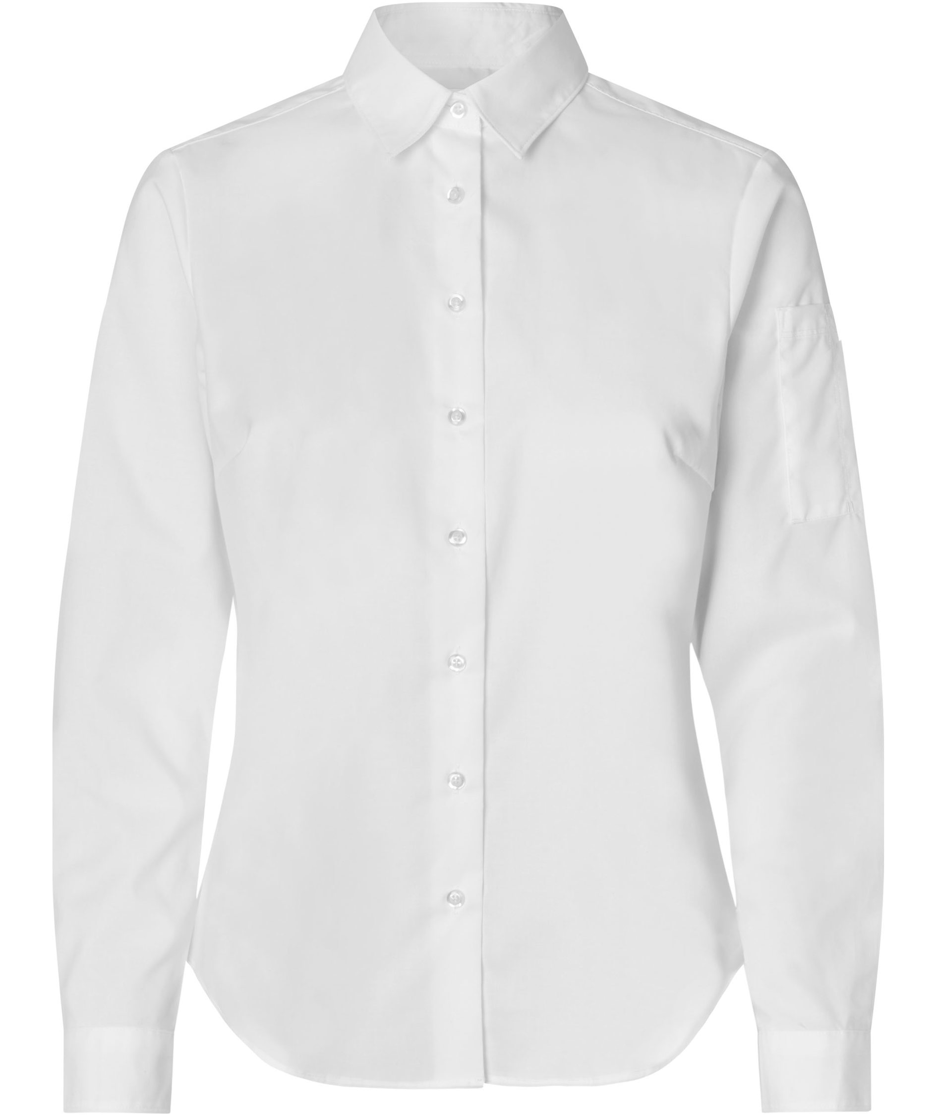 Seven Seas Poplin Regular fit skjorta dam, Vit, Vit, swatch