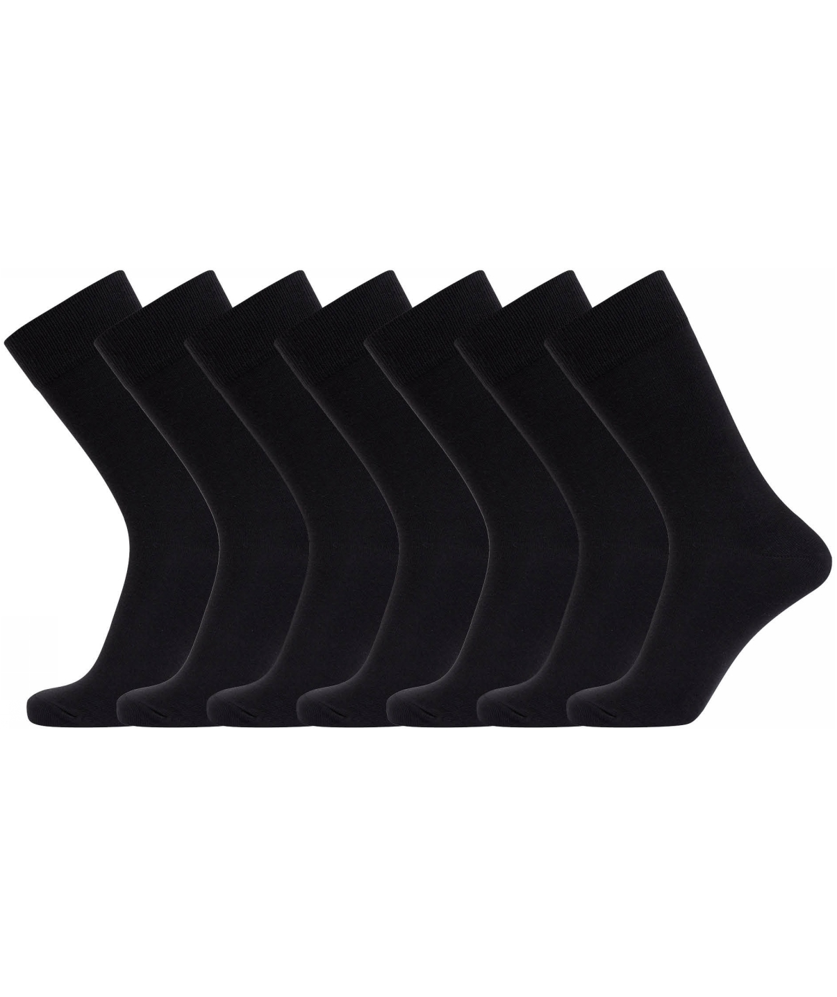 JBS 7-pack bambus strumpor, Svart