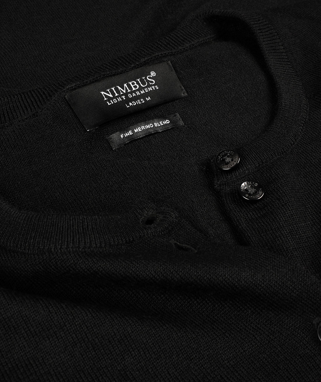 Nimbus Phoenix women's knitted cardigan with merino wool, Black, large image number 2