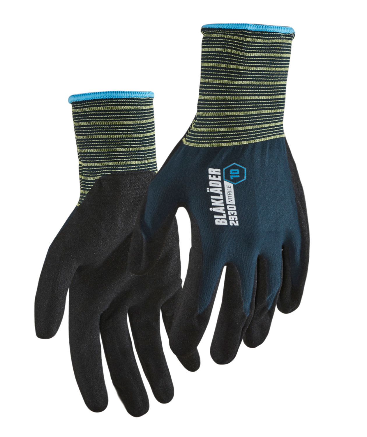 Bl&aring;kl&auml;der 2930 work gloves, Black/Blue