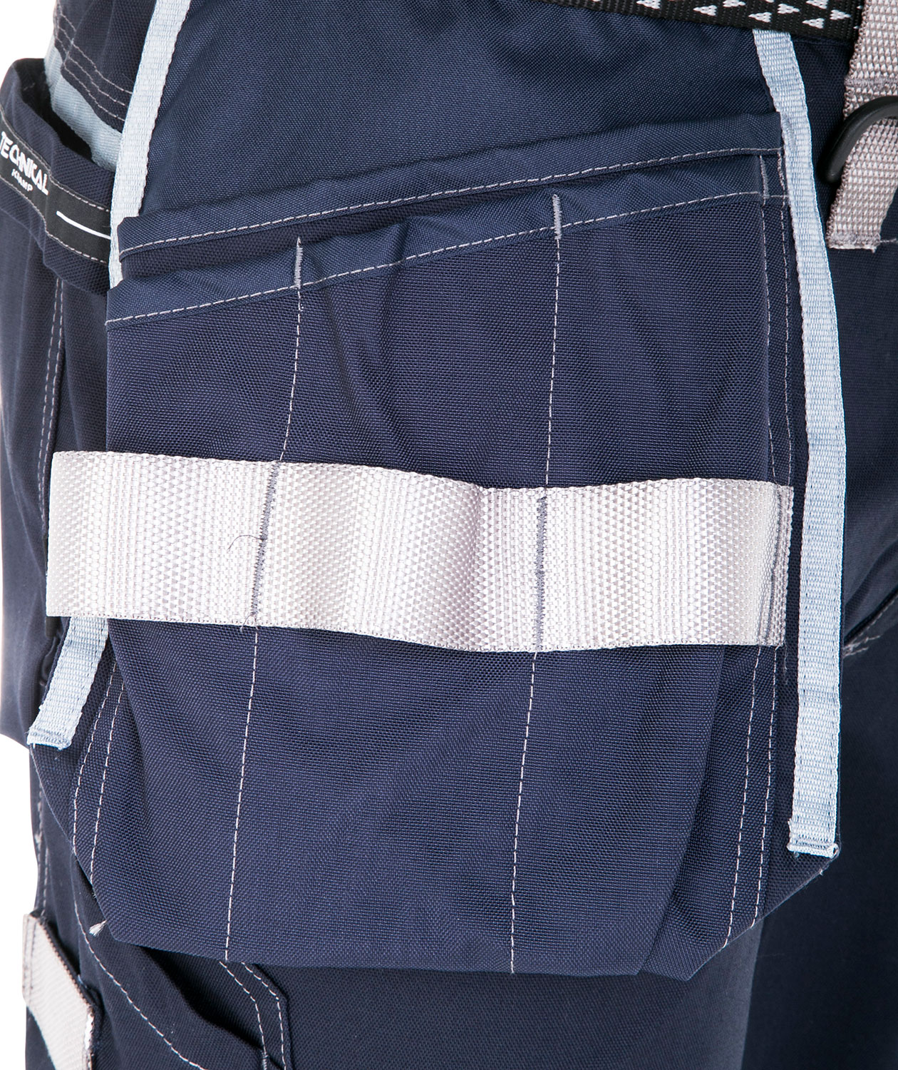 Kramp Technical stretch piratbyxa, Marinbl&aring;, large image number 3