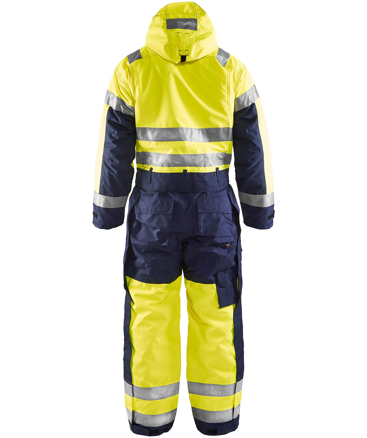 Bl&aring;kl&auml;der winter coverall, Hi-vis Yellow/Marine, large image number 2