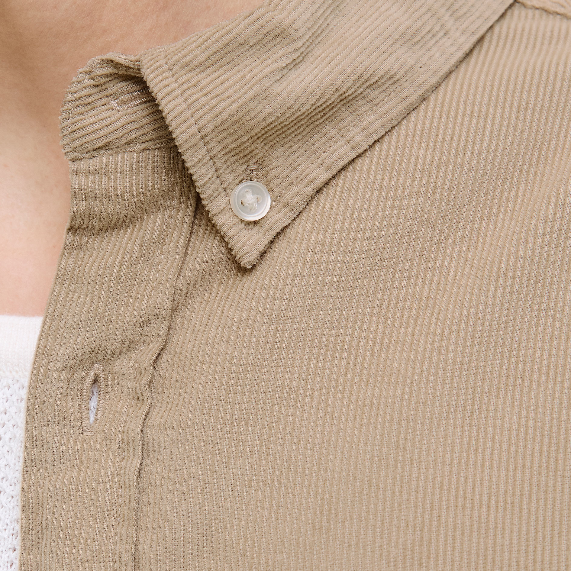 Jack & Jones JJECLASSIC Corduroy Hemd, Crockery, large image number 4