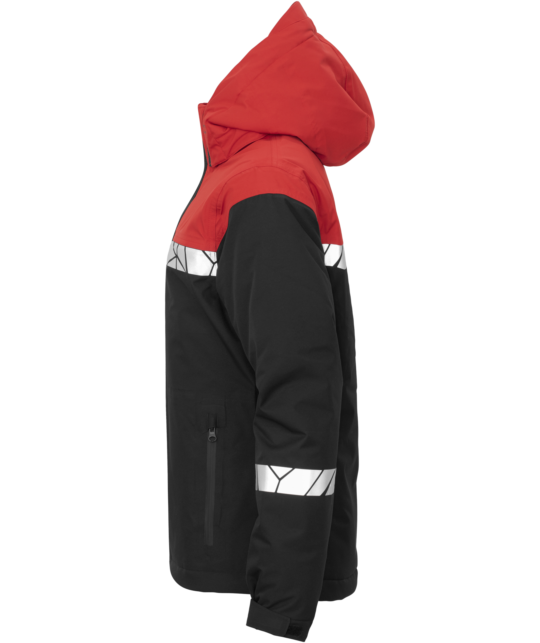 ProJob women's winter jacket 7420, Black/Red, large image number 3