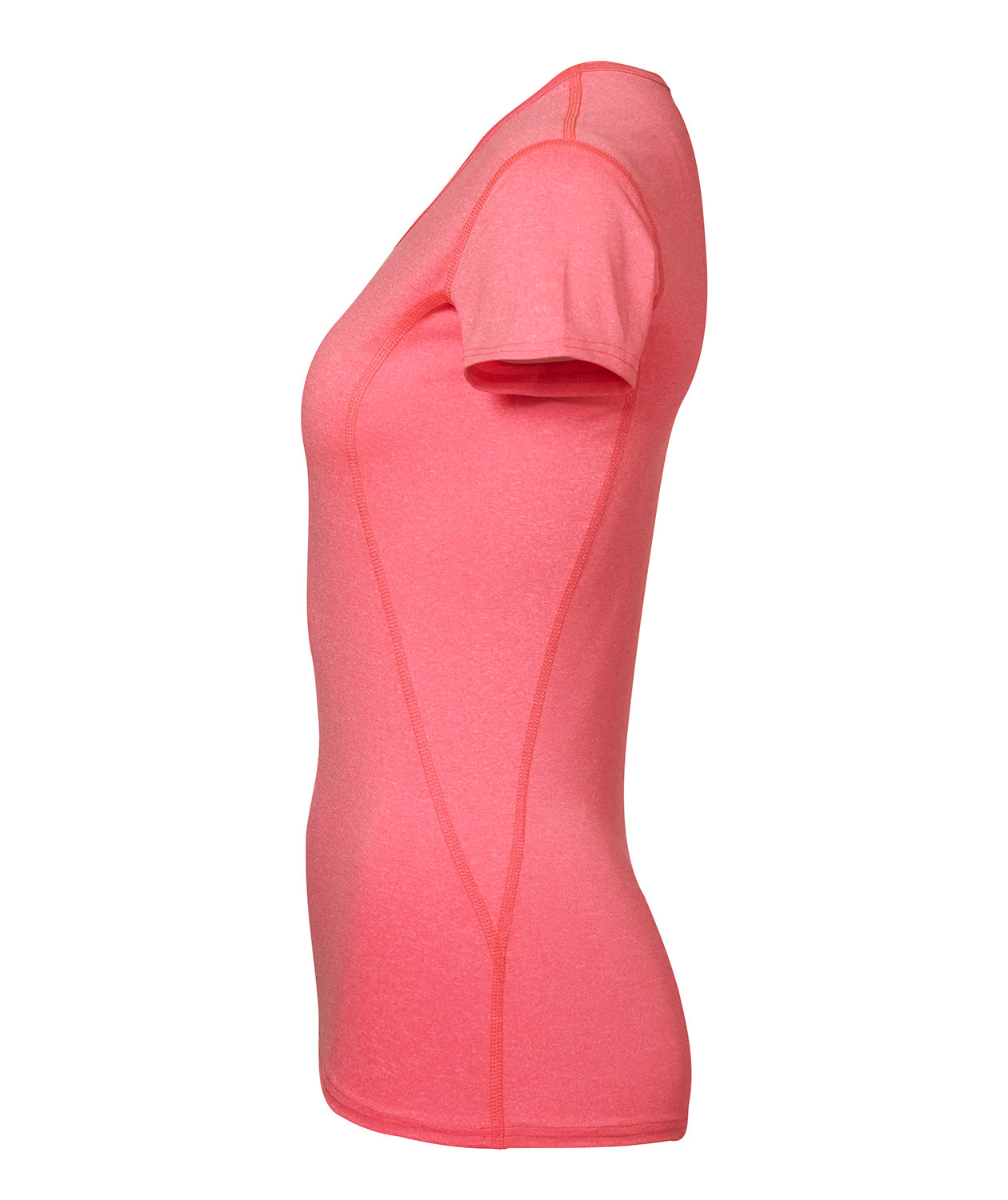 GEYSER dame l&oslash;be T-shirt Active, Orange Melange, large image number 2