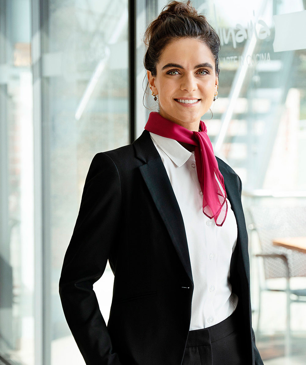 Karlowsky classic chiffon scarf, Fuchsia, Fuchsia, large image number 3