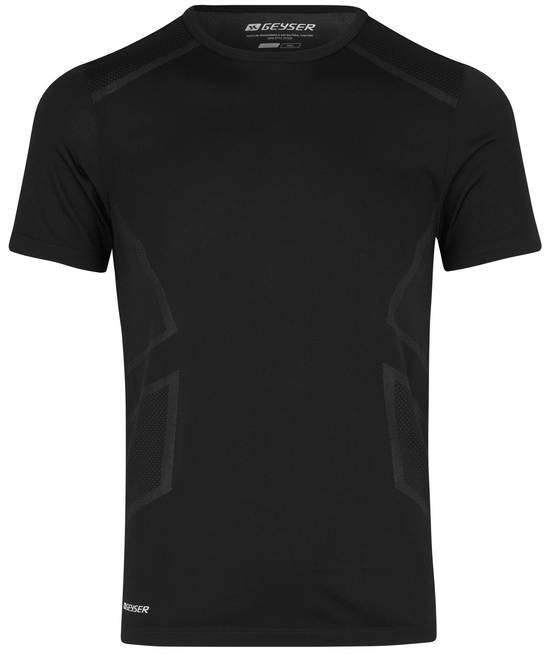 GEYSER s&ouml;ml&ouml;s T-shirt, Svart