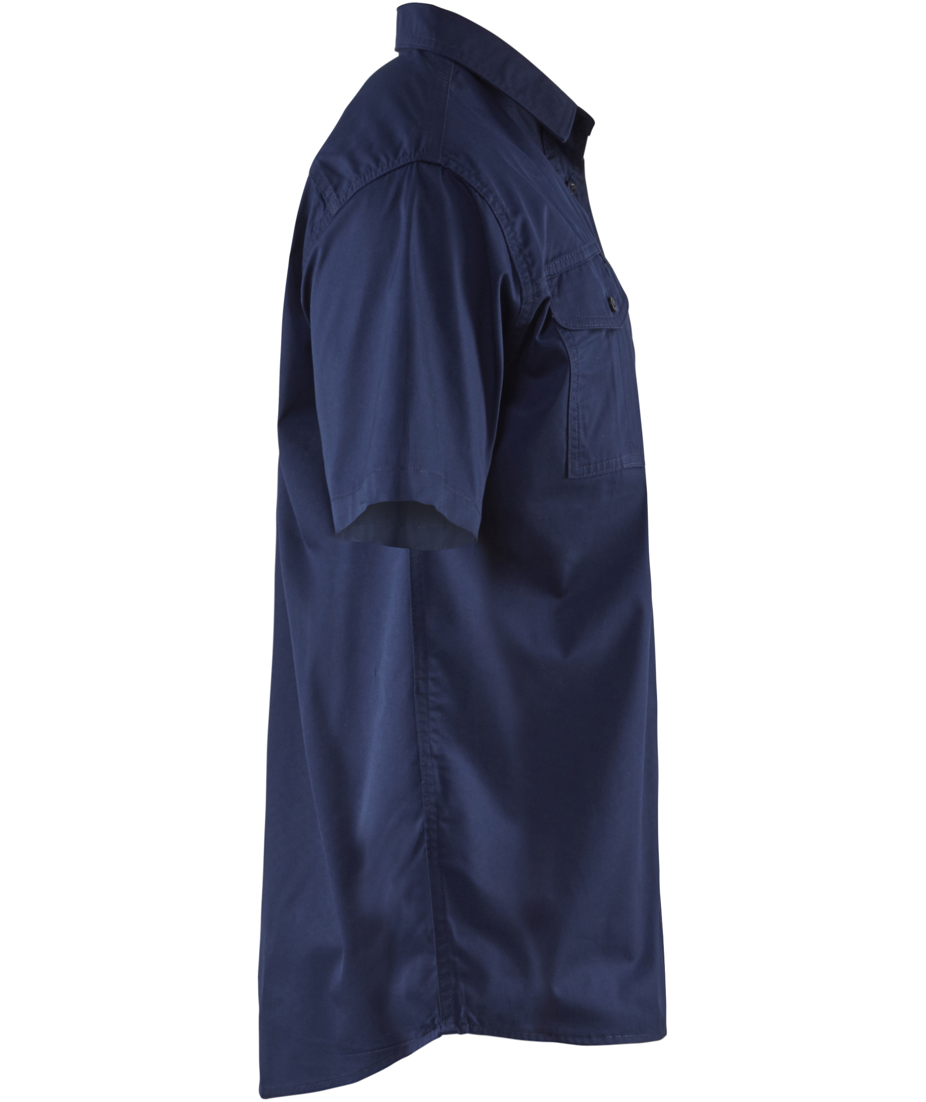 Bl&aring;kl&auml;der&nbsp;kort&auml;rmad skjota, Marin, large image number 2